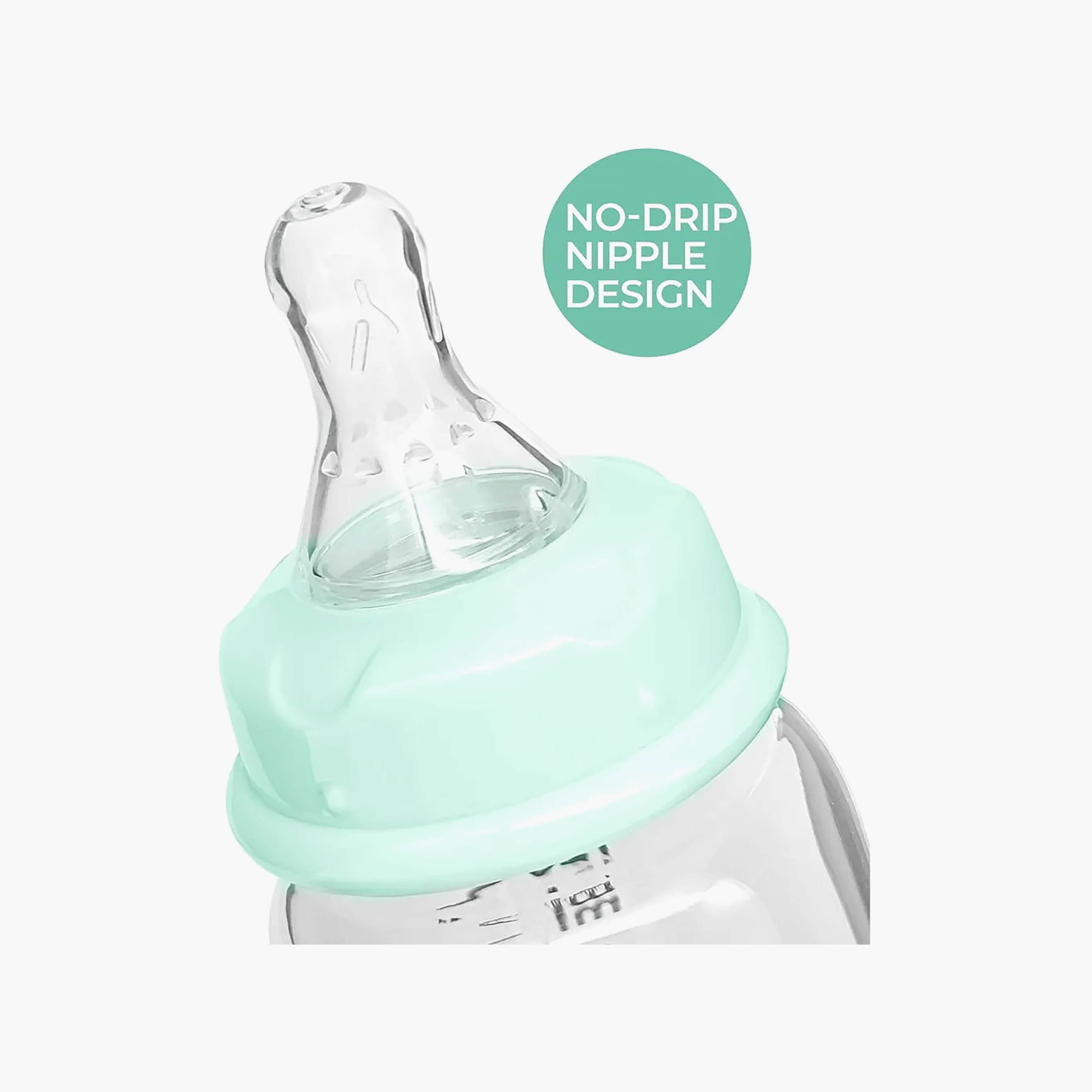 رضّاعة زجاج من لوكو - 240 مل (6 شهور فأكثر)-baby-feeding-feedingbottles-bottlesandteats-image-3