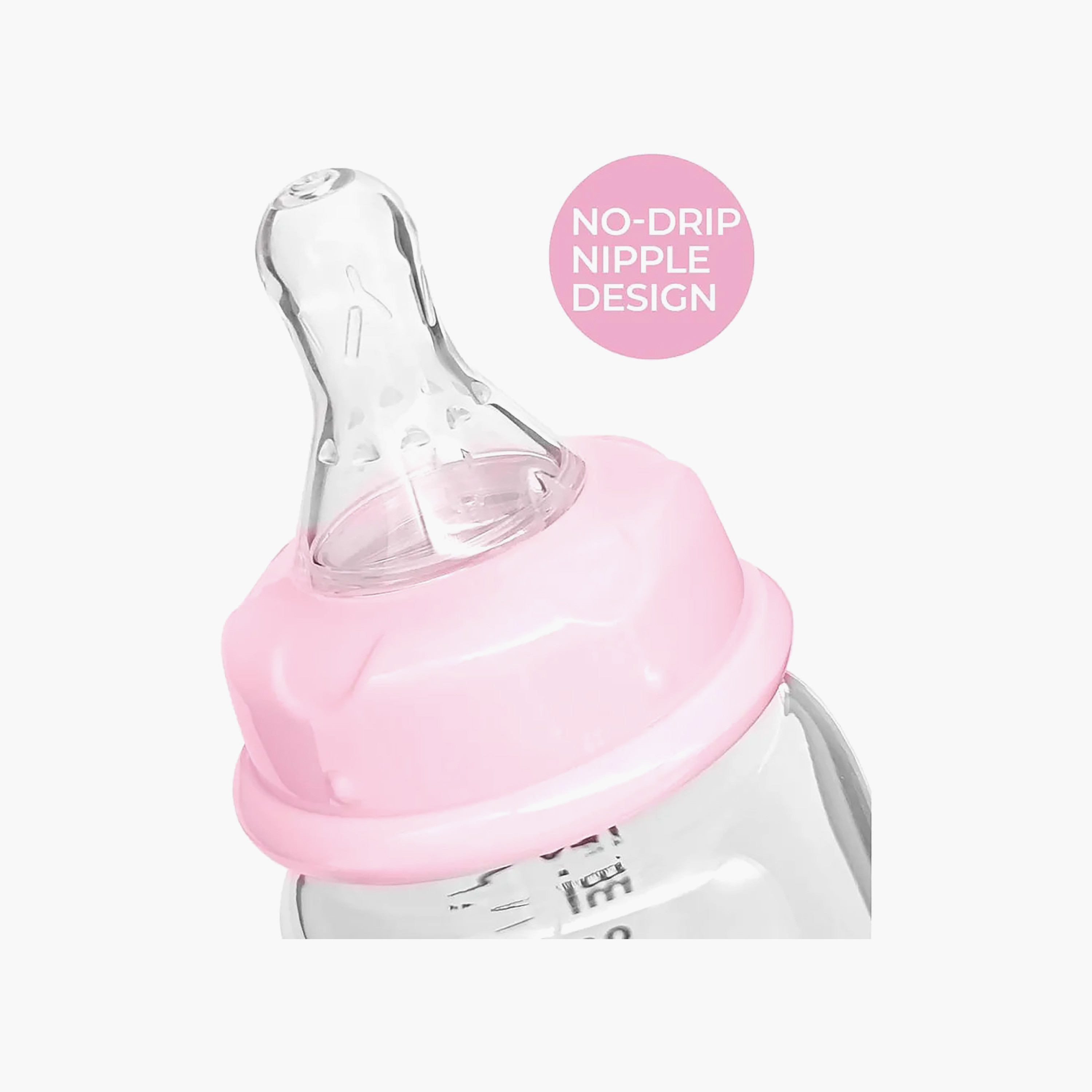 رضّاعة زجاج من لوكو - 240 مل (6 شهور فأكثر)-baby-feeding-feedingbottles-bottlesandteats-image-2