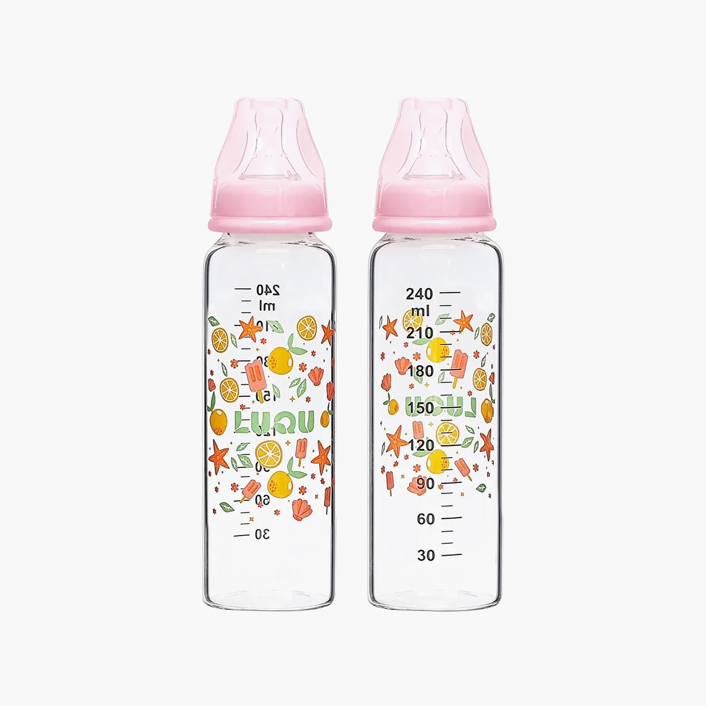 رضّاعة زجاج من لوكو - 240 مل (6 شهور فأكثر)-baby-feeding-feedingbottles-bottlesandteats-image-5