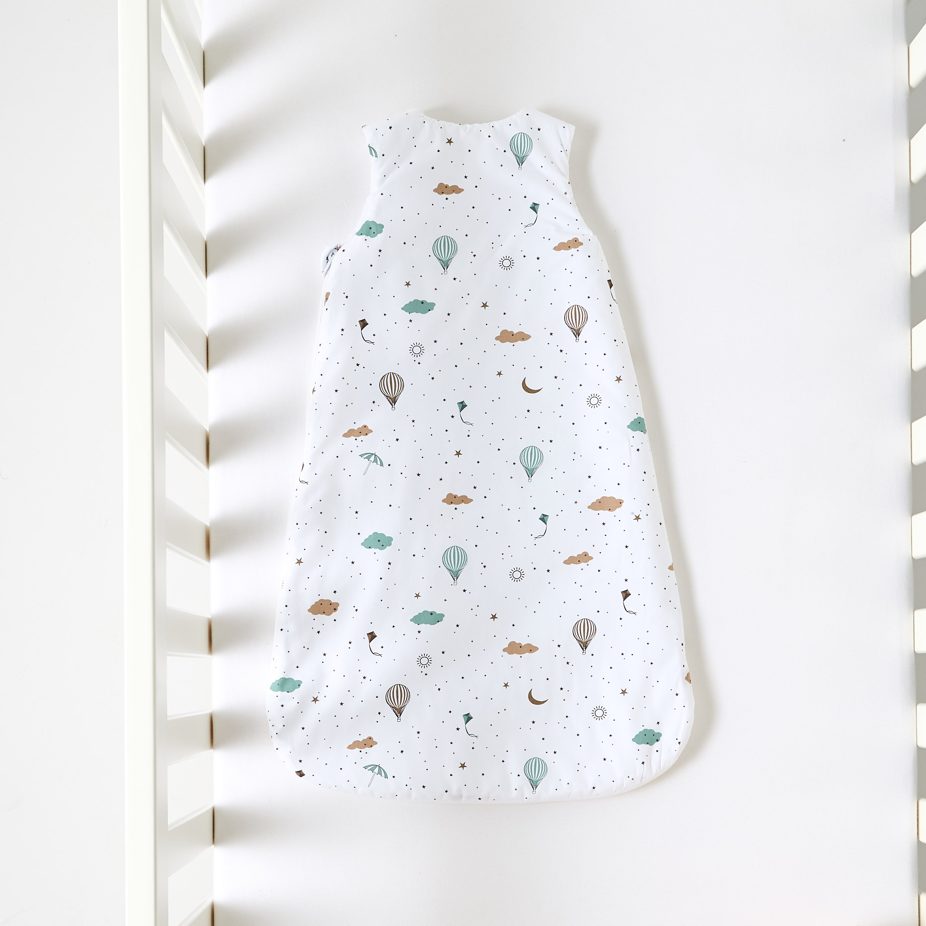 Juniors Cotton Hot Air Balloon Print Sleeping Bag - 44x70 cm-baby-nursery-blanketsandswaddles-swaddlesandsleepingbags-image-3