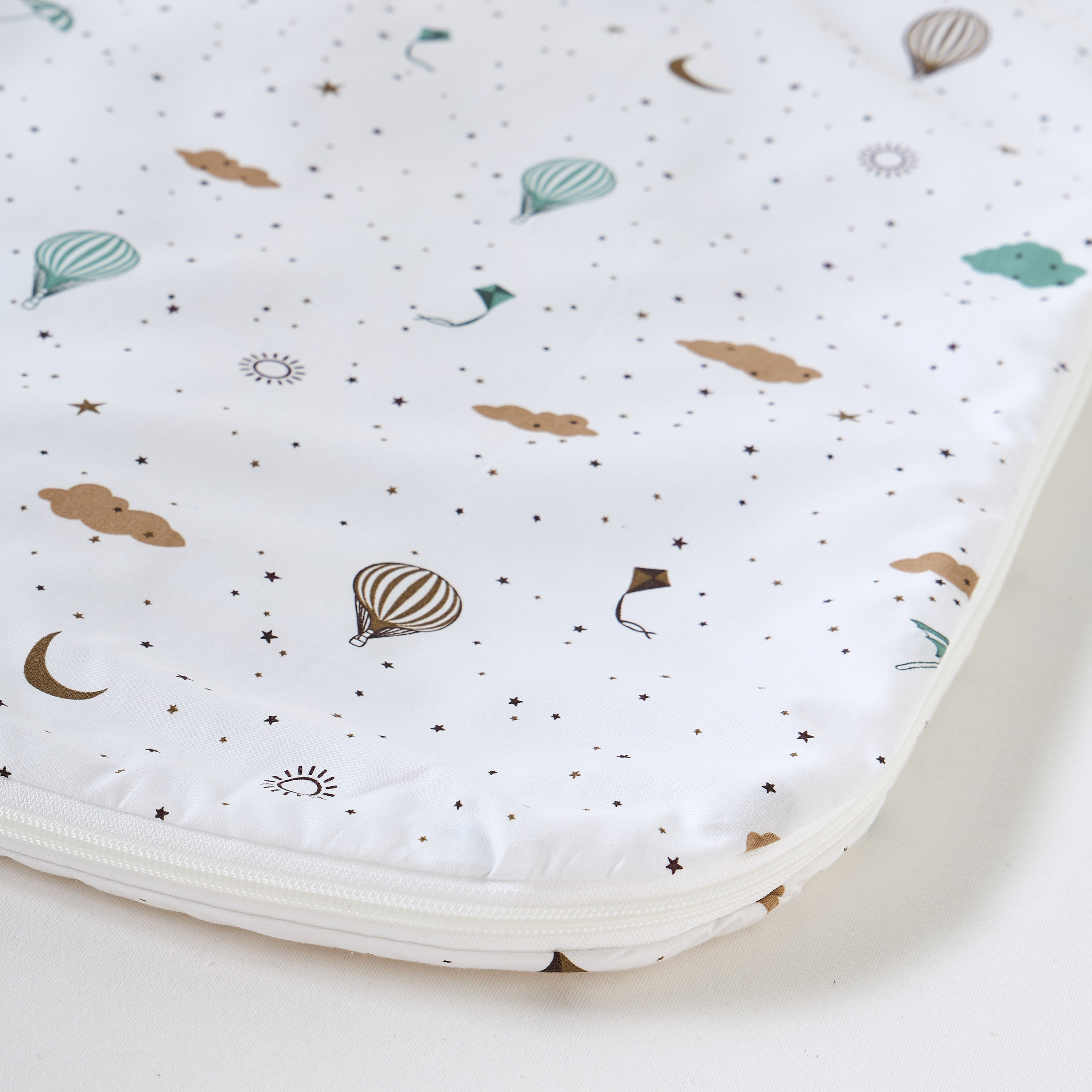 Juniors Cotton Hot Air Balloon Print Sleeping Bag - 44x70 cm-baby-nursery-blanketsandswaddles-swaddlesandsleepingbags-image-6