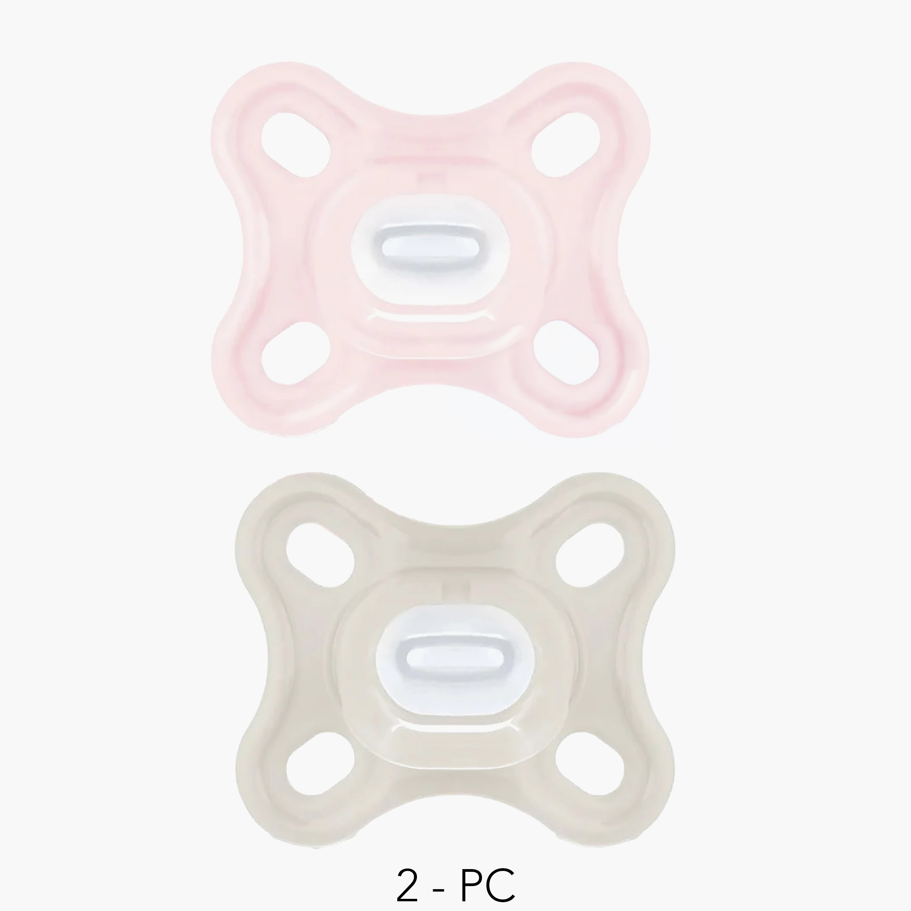 طقم من لهايتين للأطفال بتصميم تقويمي، لعمر 0–3 أشهر من مام-baby-feeding-pacifiers-image-1