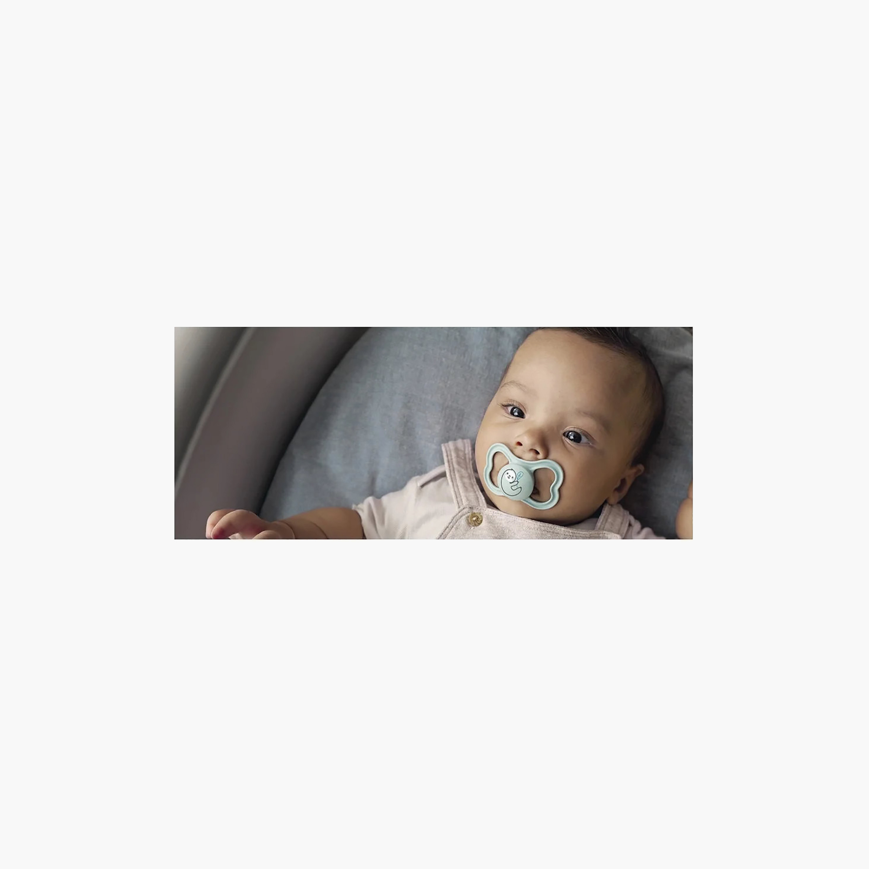 طقم لهايات أطفال قطعتين بحلمة مرنة من مام - 6 أشهر-baby-feeding-pacifiers-image-13