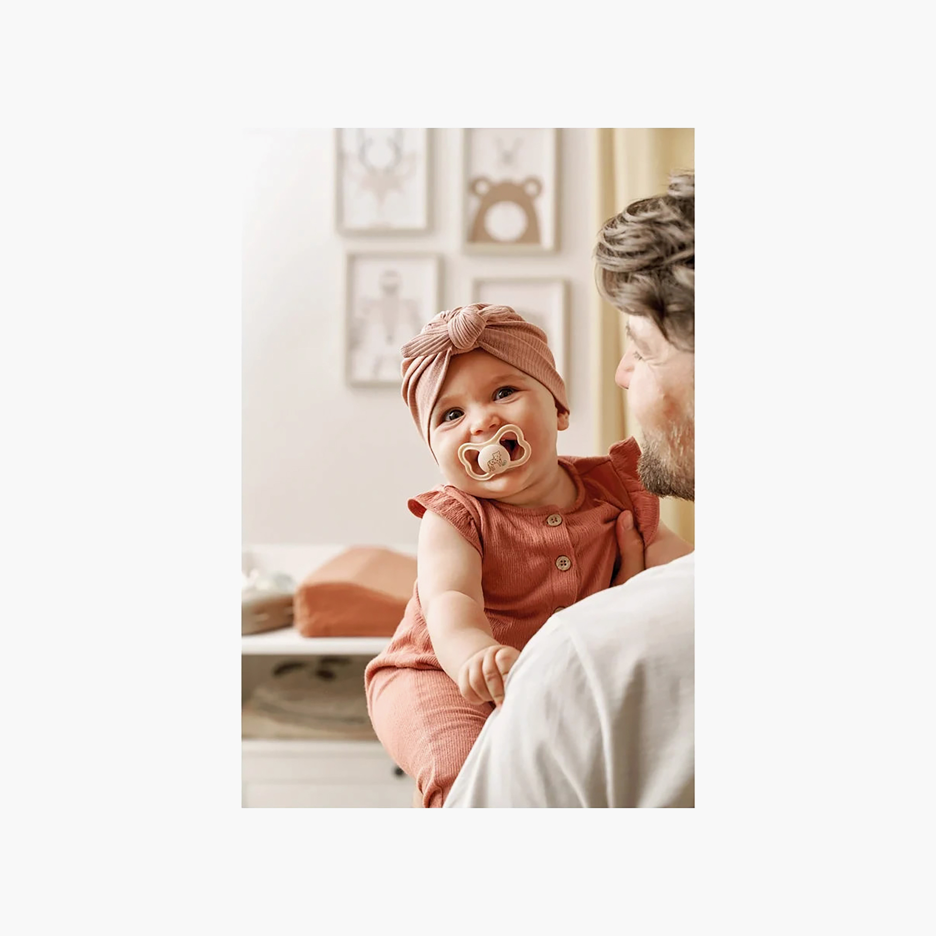 طقم لهايات أطفال قطعتين بحلمة مرنة من مام - 6 أشهر-baby-feeding-pacifiers-image-4