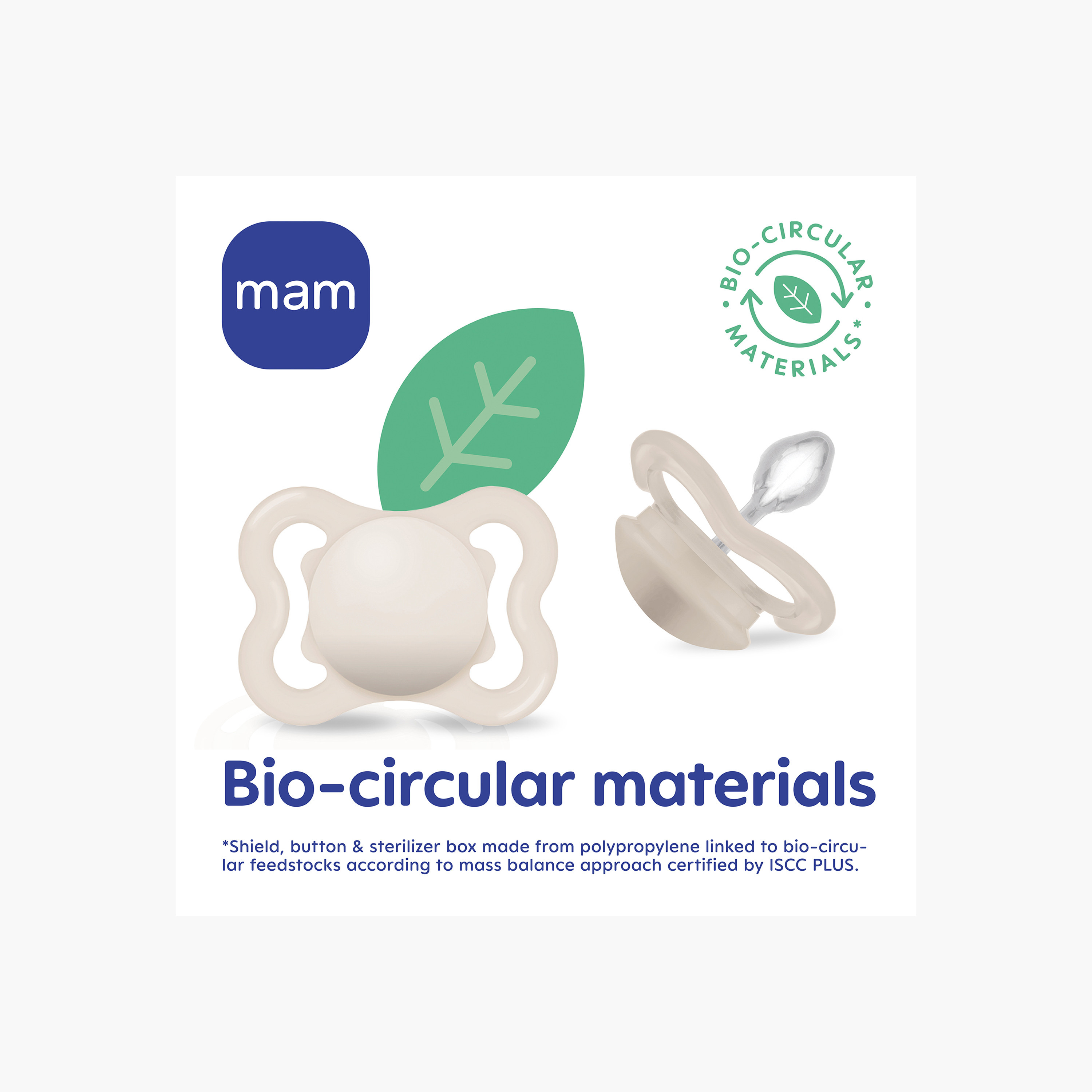 طقم لهايات أطفال قطعتين بحلمة مرنة من مام - 6 أشهر-baby-feeding-pacifiers-image-3