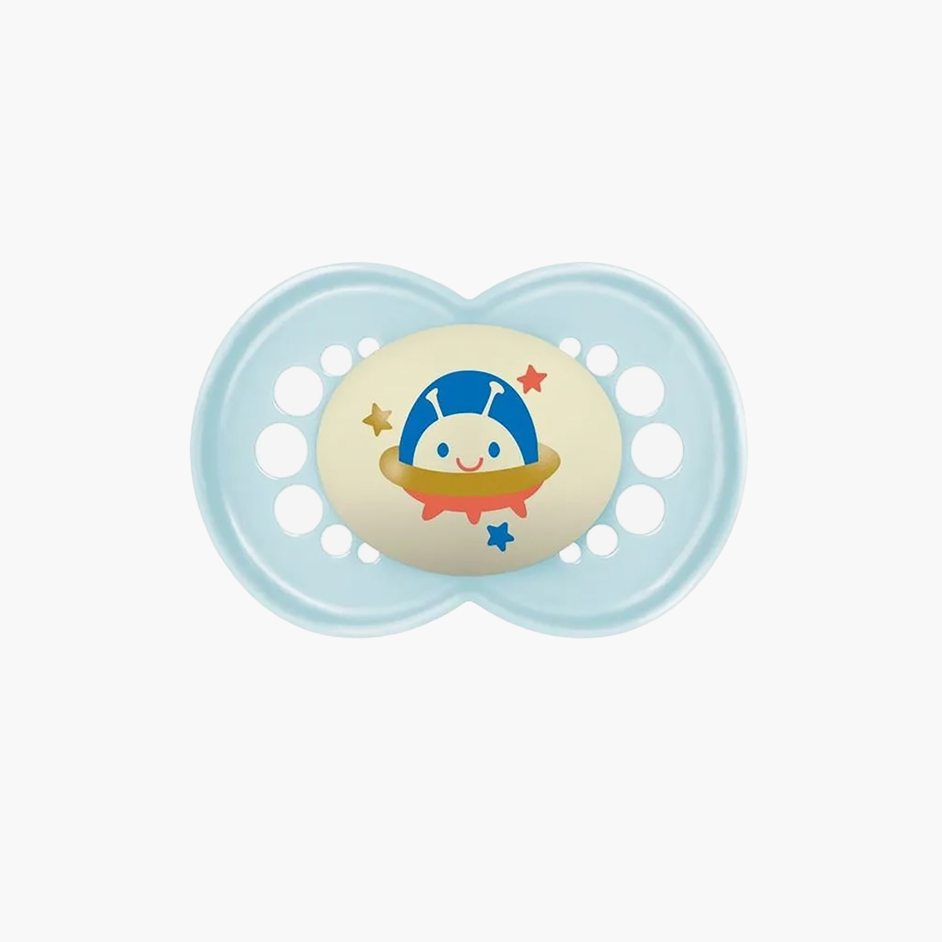 طقم لهايات بتصميم مضيء في الظلام قطعتين من مام - 6 أشهر فأكثر-baby-feeding-pacifiers-image-3