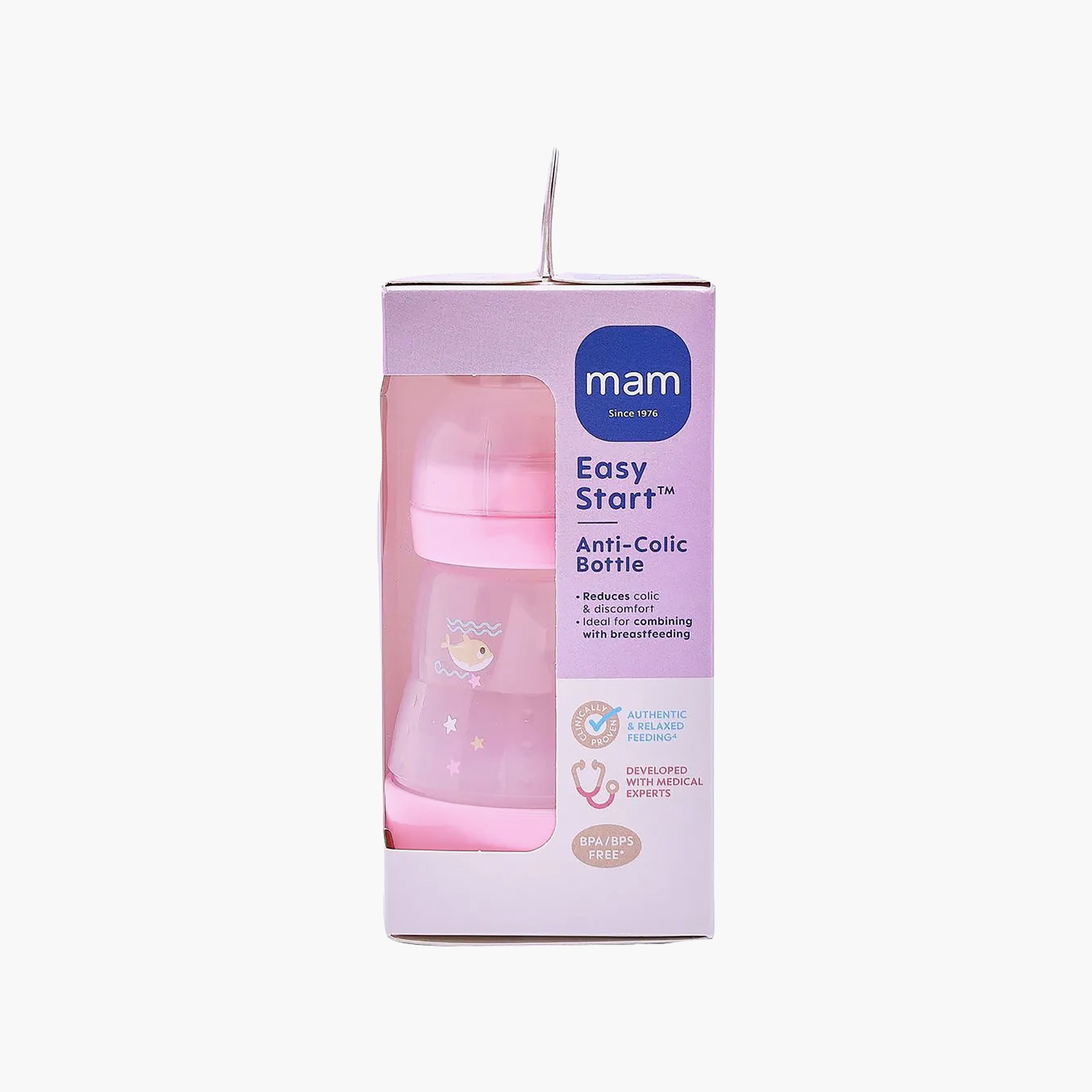 رضّاعة ايزي ستارت مضادة للمغص من مام، 130 مل-baby-feeding-feedingbottles-bottlesandteats-image-7