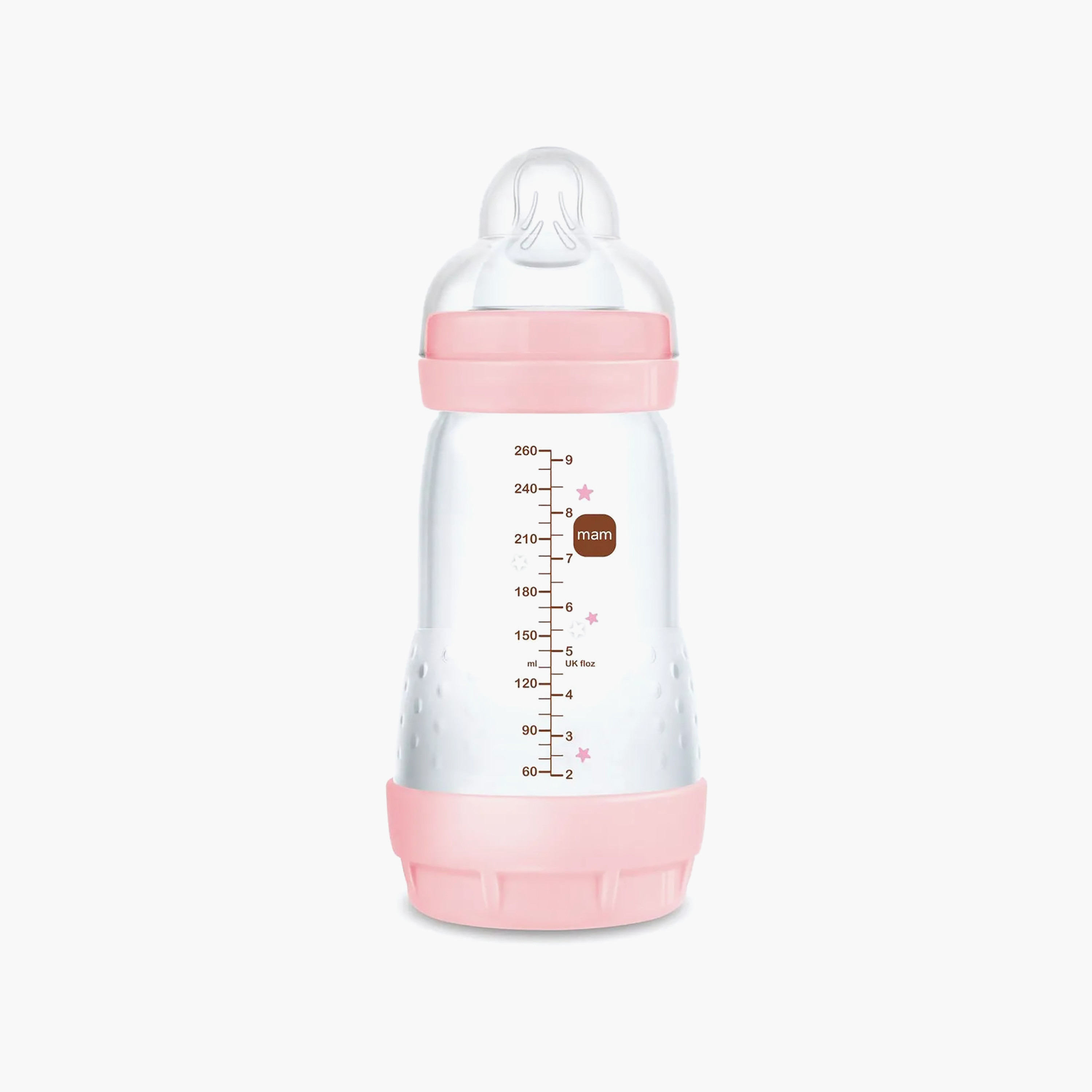 MAM Easy Start Anti-Colic Bottle, Self-Sterilising, Teat 2 - 260ml-baby-feeding-feedingbottles-bottlesandteats-image-2