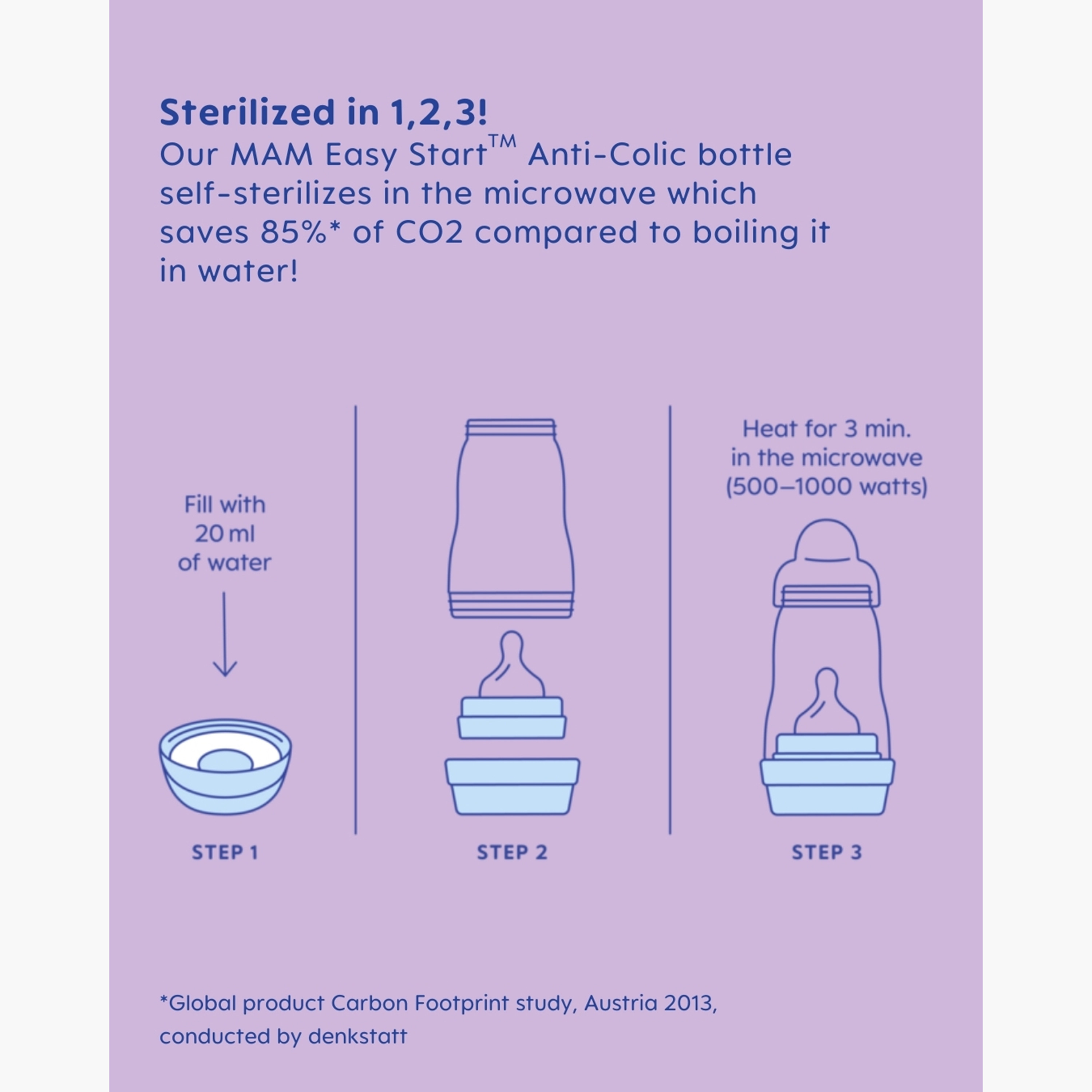 MAM Easy Start Anti Colic Feeding Bottle Set - Pack of 2, 260 ml-baby-feeding-feedingbottles-bottlesandteats-image-6