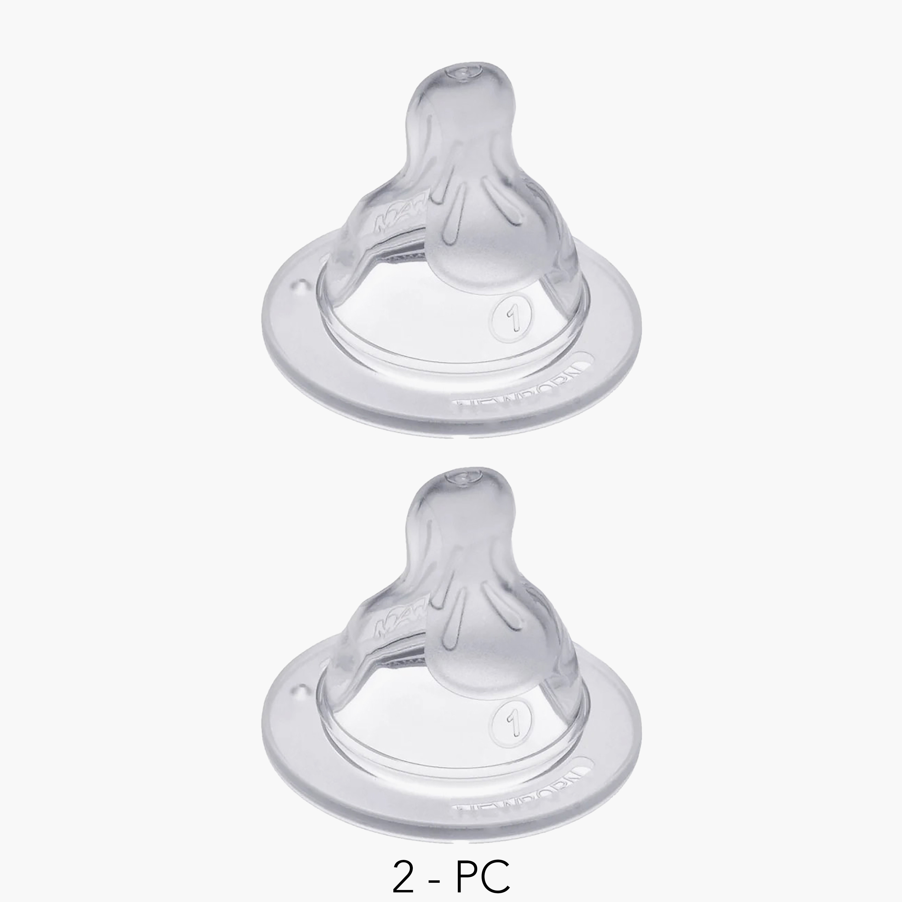 حلمة سيليكون تدفق بطيء من مام - عبوة من قطعتين، لعمر 0 ​​أشهر فما فوق-baby-feeding-feedingbottles-bottlesandteats-image-1