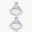 MAM Slow Flow Silicone Teat - Pack of 2, 0 months+-baby-feeding-feedingbottles-bottlesandteats-image-1