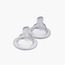 MAM Slow Flow Silicone Teat - Pack of 2, 0 months+-baby-feeding-feedingbottles-bottlesandteats-image-2