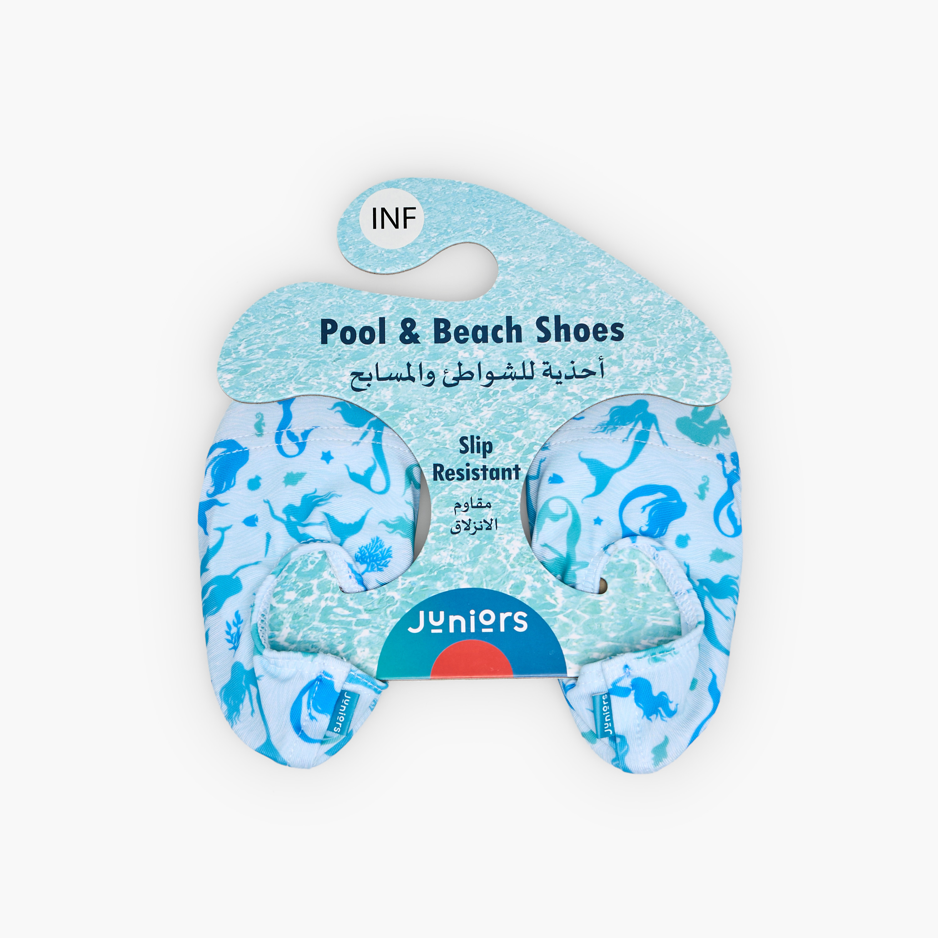 Juniors Girls Mermaid Print Slip-On Pool Shoes-baby-girls-clothing-swimwear-image-6
