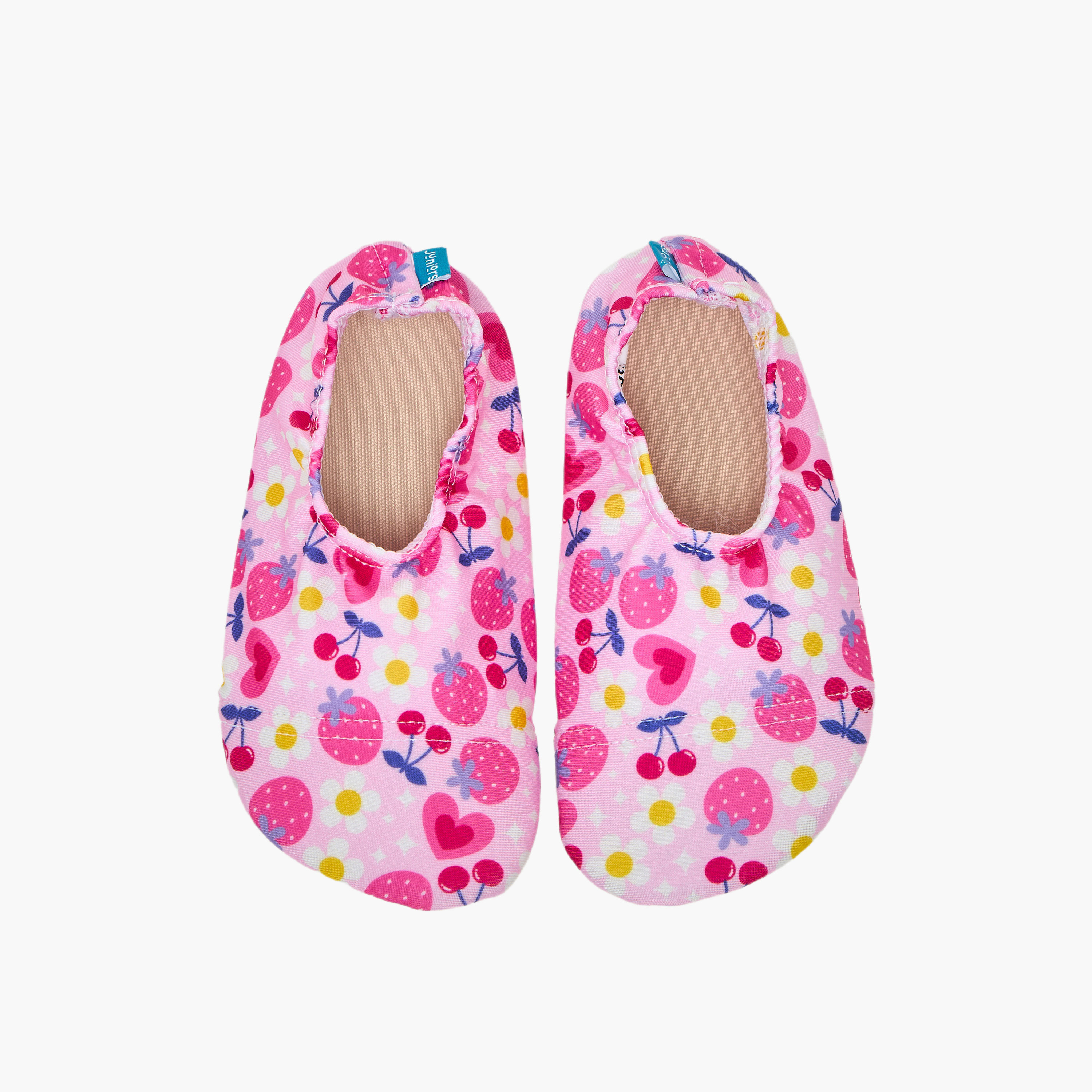 Juniors Girls Strawberry Print Pool Shoes-girls-clothing-swimwear-image-1