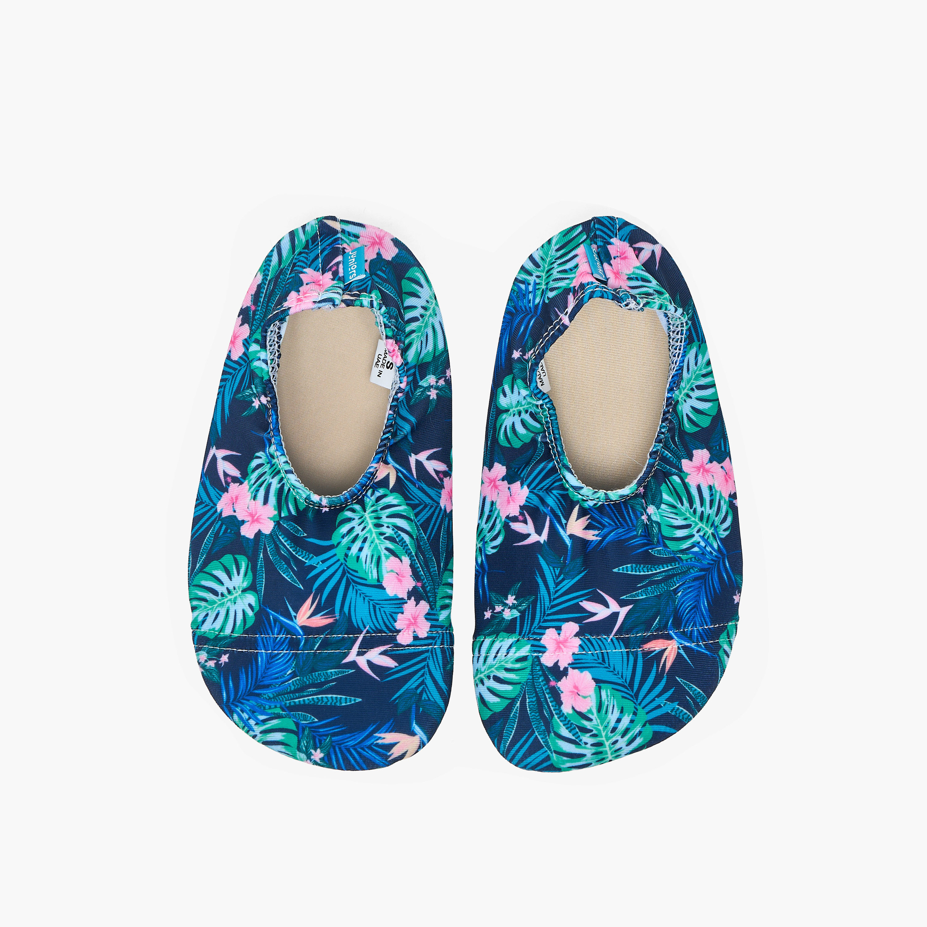 Juniors Girls Tropical Print Pool Shoes-girls-clothing-swimwear-image-1