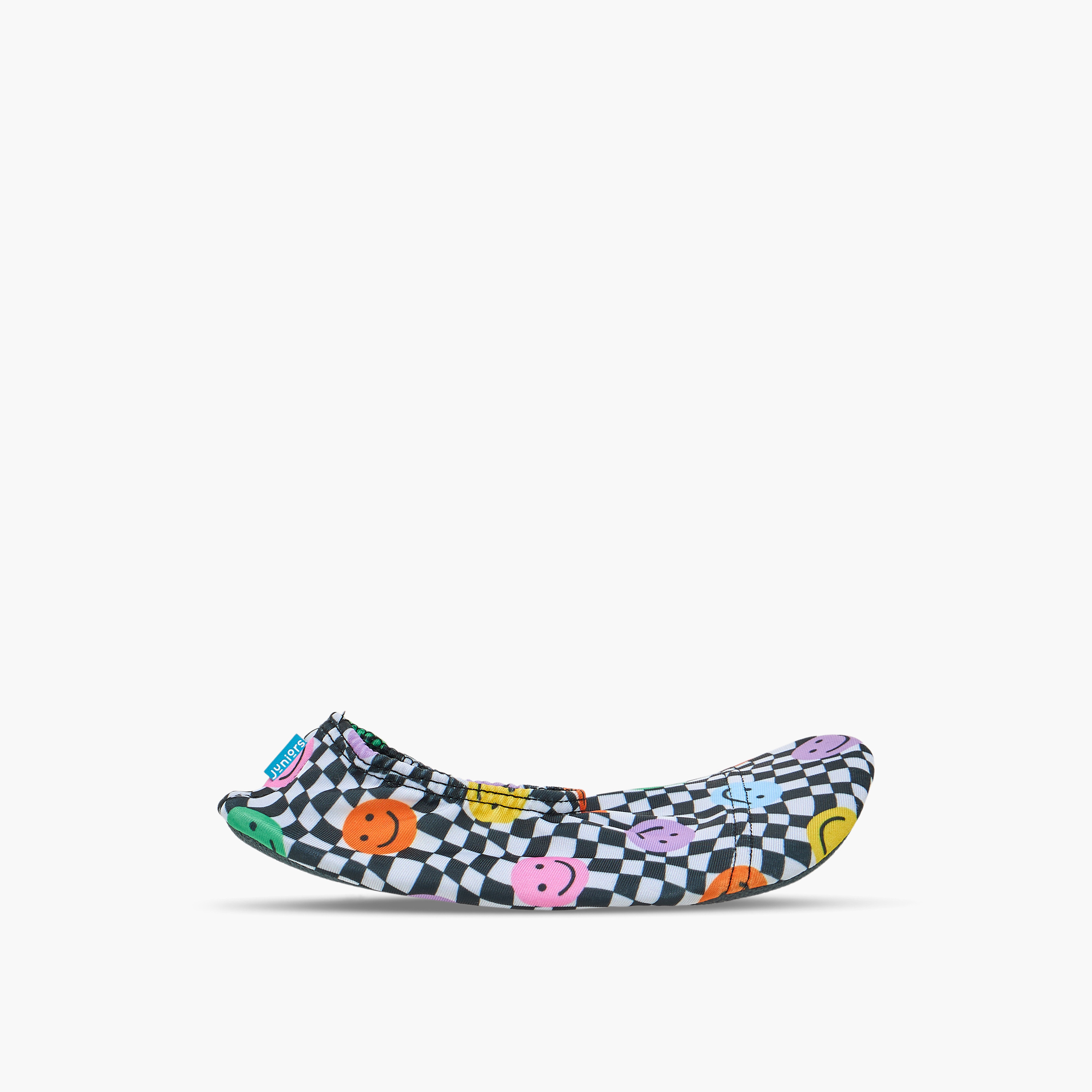 Juniors Boys Smiley Print Pool Shoes-boys-clothing-swimwear-image-2