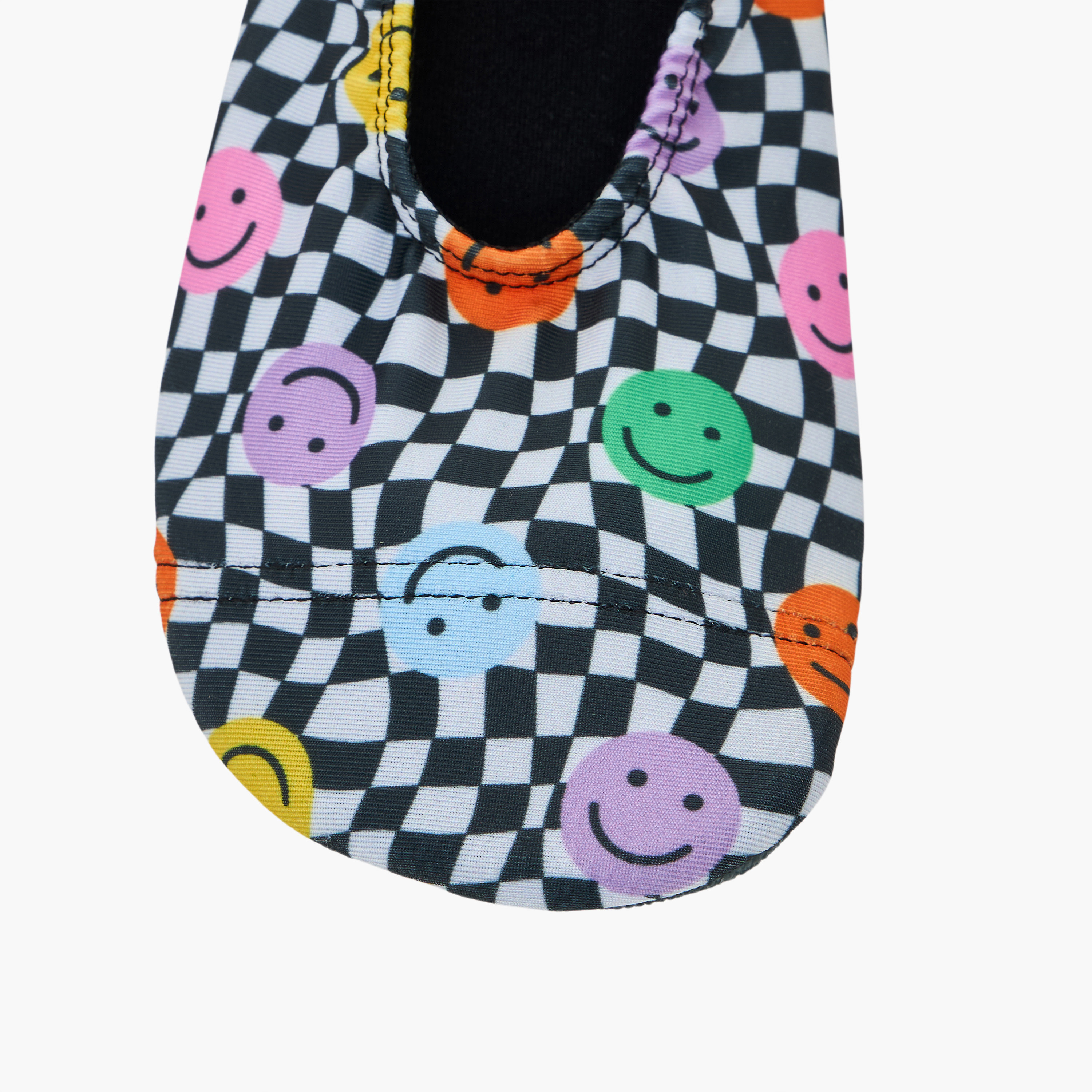 Juniors Boys Smiley Print Pool Shoes-boys-clothing-swimwear-image-3