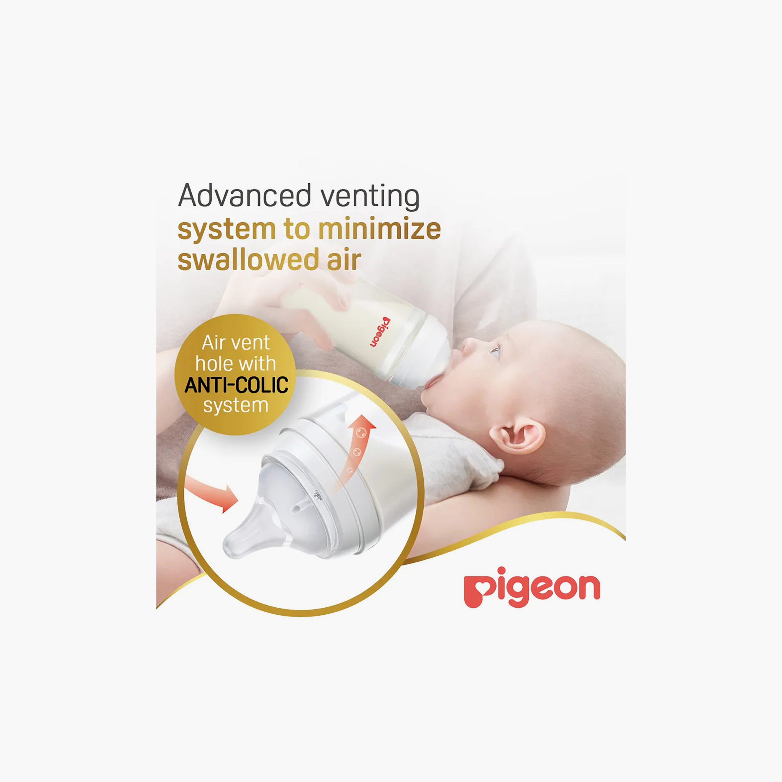 Pigeon Softouch Anti-Colic Feeding Bottle, 330 ml-baby-feeding-feedingbottles-bottlesandteats-image-5