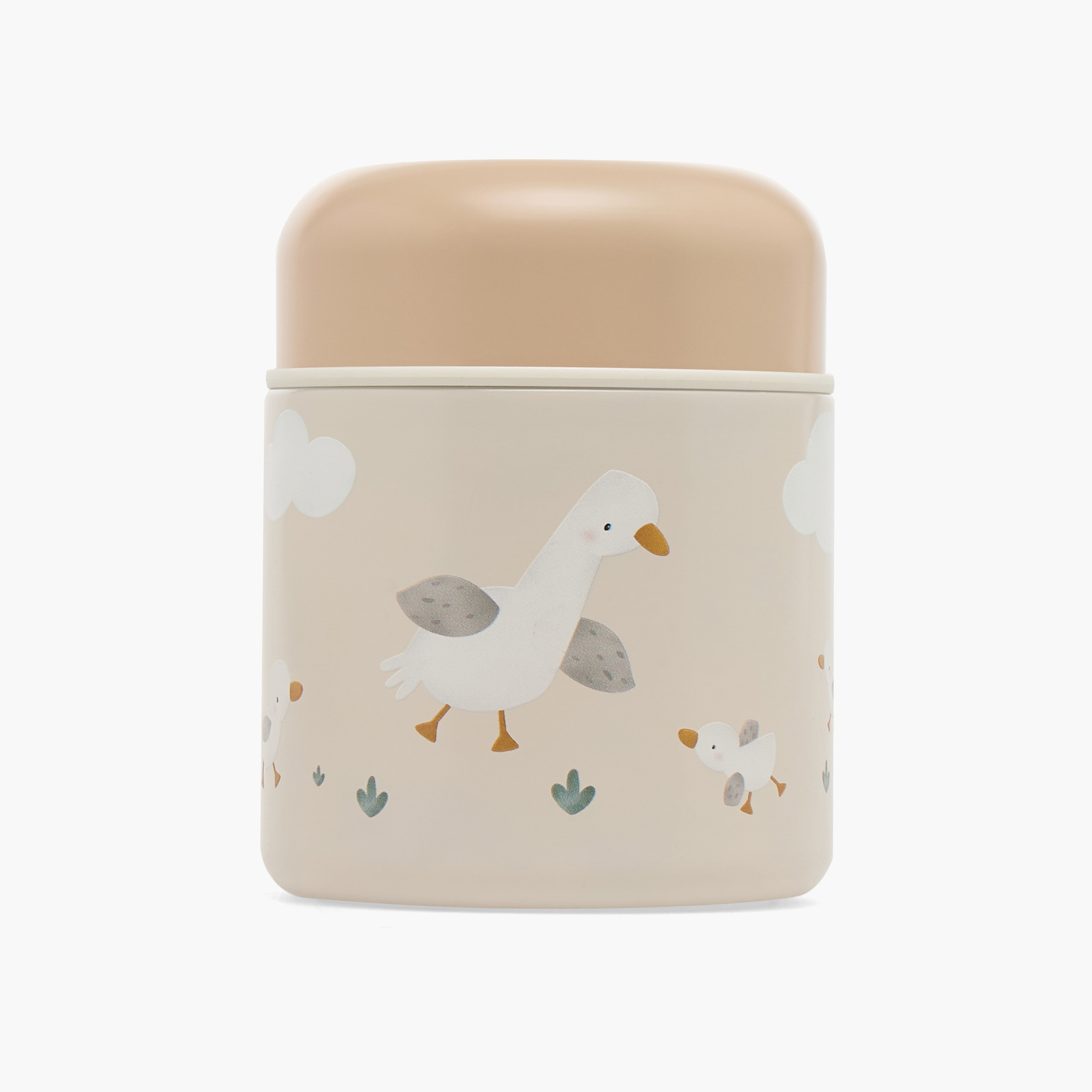 Giggles Bunny Print Food Jar for Girls with Screw Lid - 290 ml-school-lunchessentials-lunchboxes-image-1
