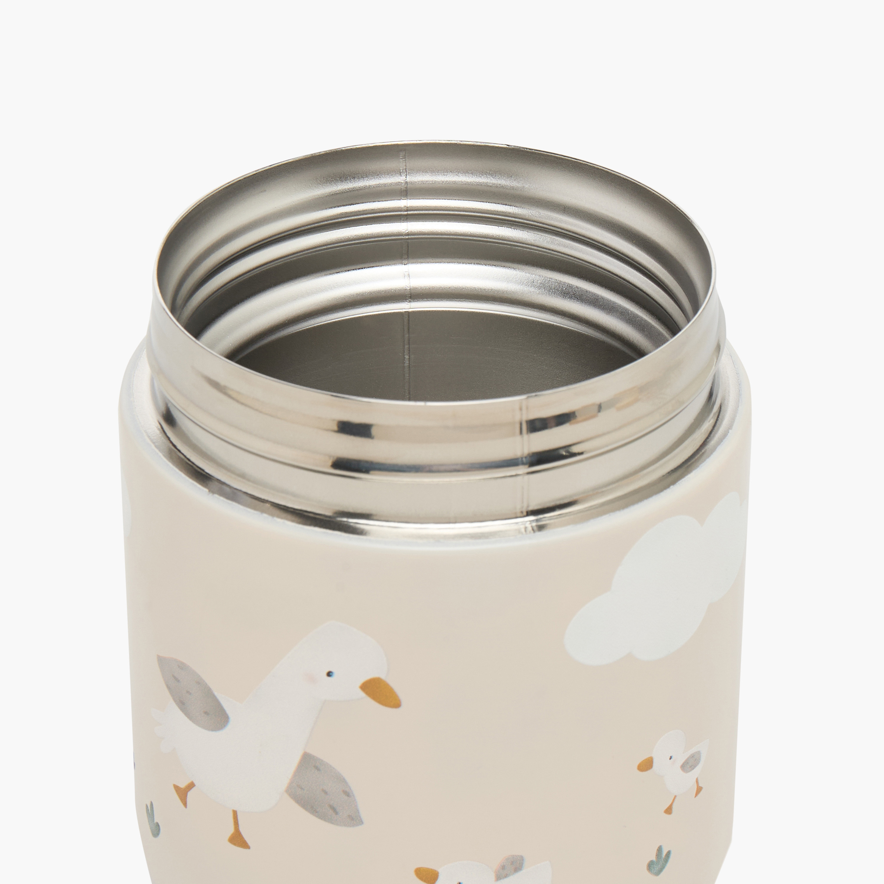 Giggles Bunny Print Food Jar for Girls with Screw Lid - 290 ml-school-lunchessentials-lunchboxes-image-4