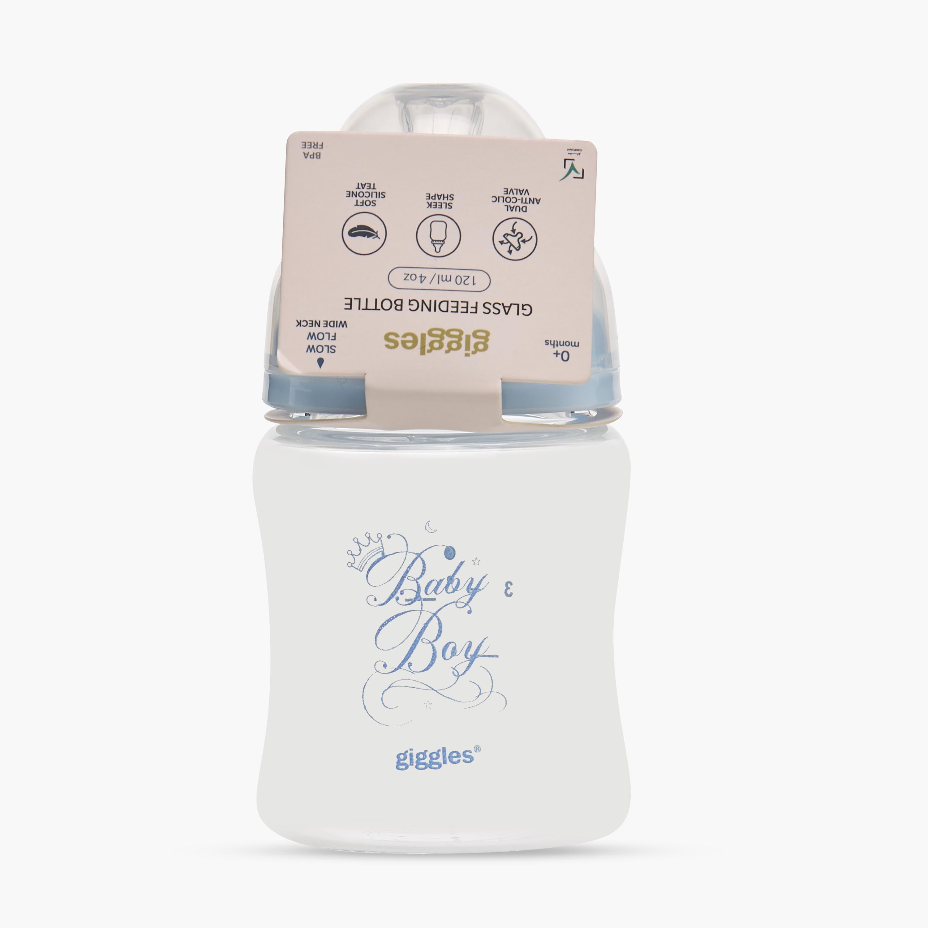 رضّاعة مضادة للمغص من جيجلز - 120 مل-baby-feeding-feedingbottles-bottlesandteats-image-9