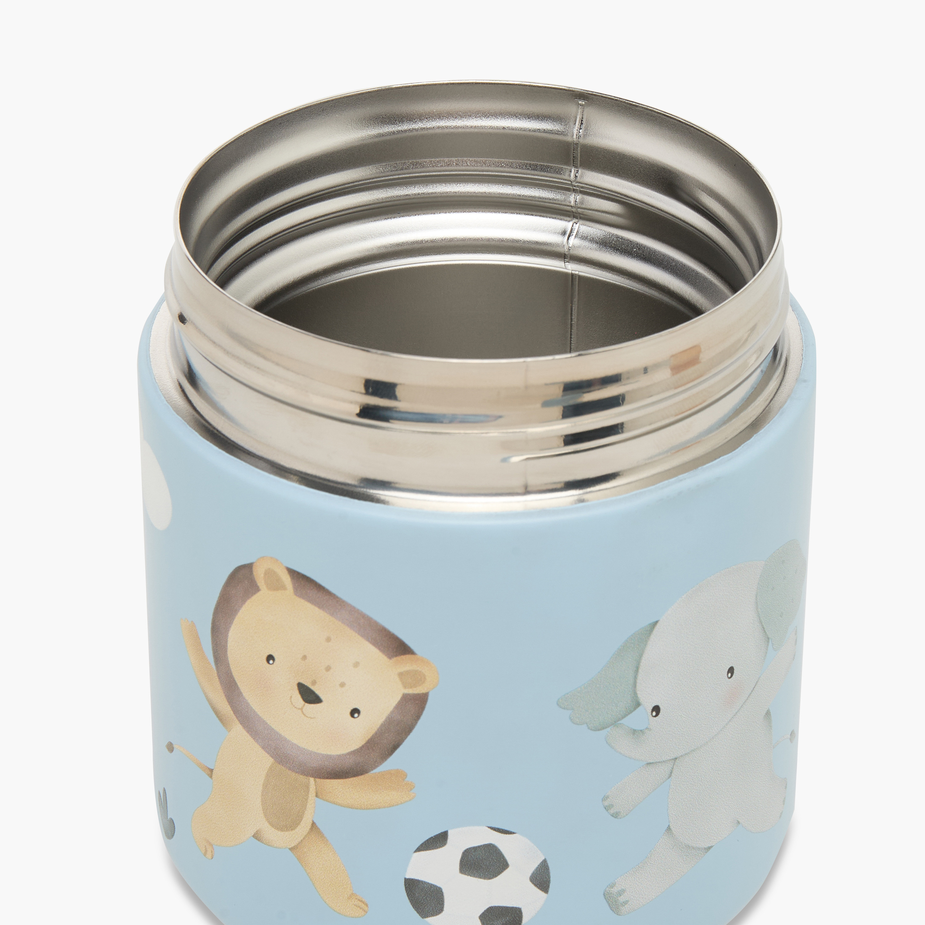جرة طعام بطبعات أرنب وغطاء لولبي للبنات من جيجلز - 290 مل-school-lunchessentials-lunchboxes-image-3