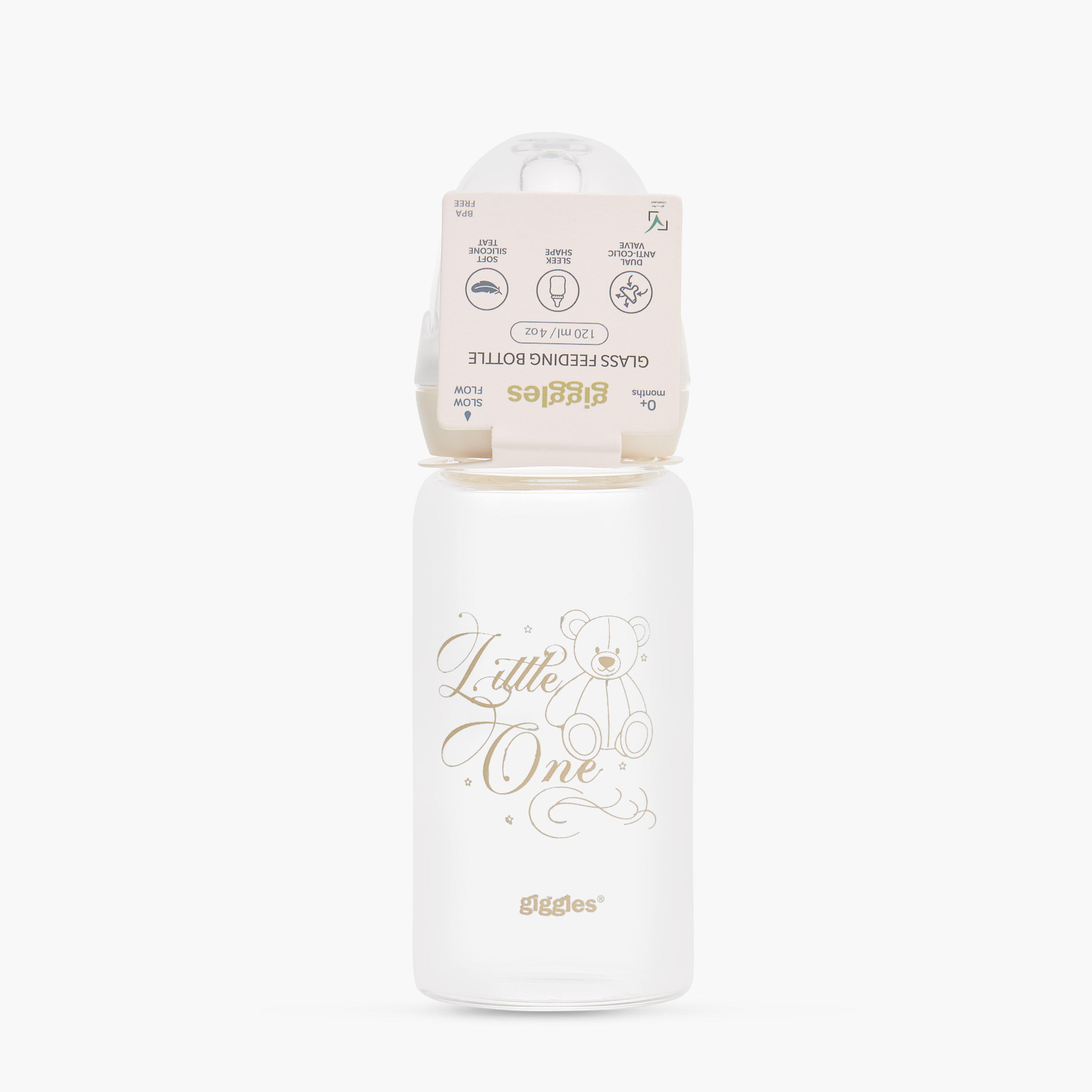 Giggles Anti-Colic Feeding Bottle, 120 ml-baby-feeding-feedingbottles-bottlesandteats-image-9