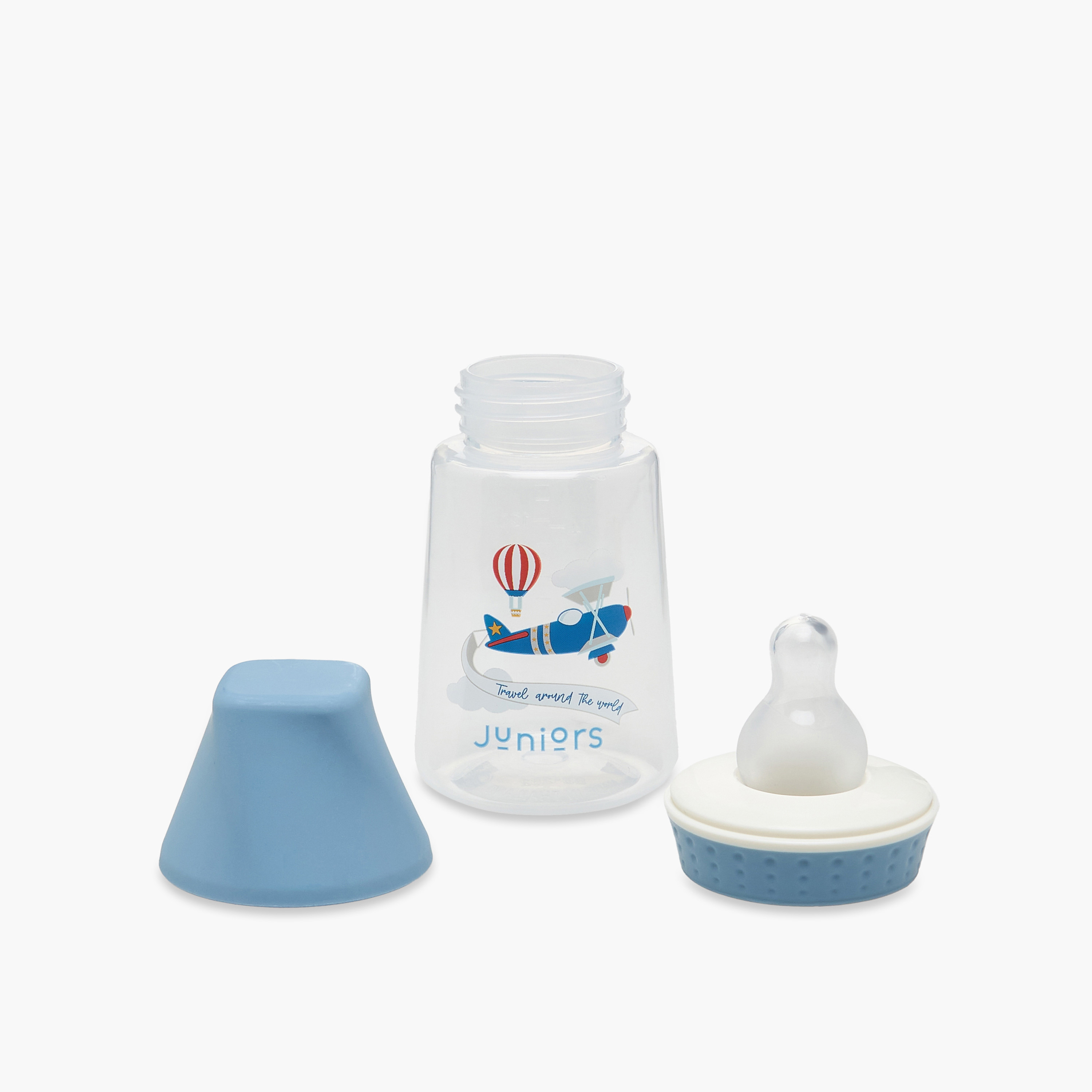 رضّاعة بطيئة مضادة للمغص من جونيورز - 150 مل (من عمر 0 شهر فأكثر)-baby-feeding-feedingbottles-bottlesandteats-image-8