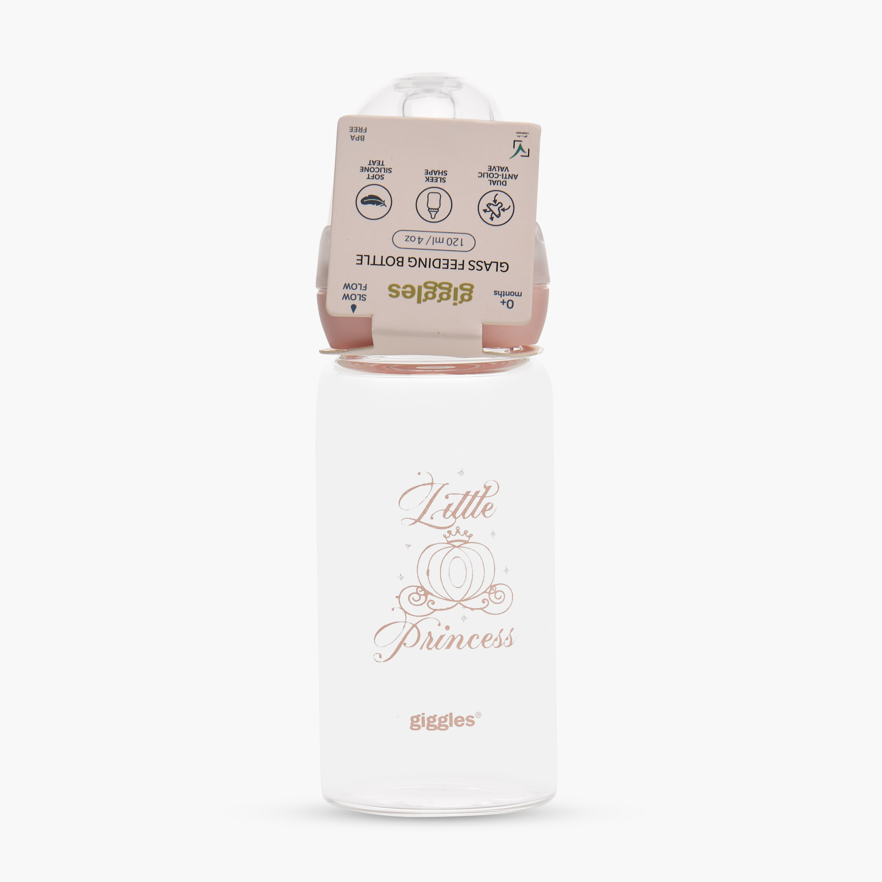 قارورة رضاعة مضادة للمغص من جيجلز - 120 مل-baby-feeding-feedingbottles-bottlesandteats-image-9