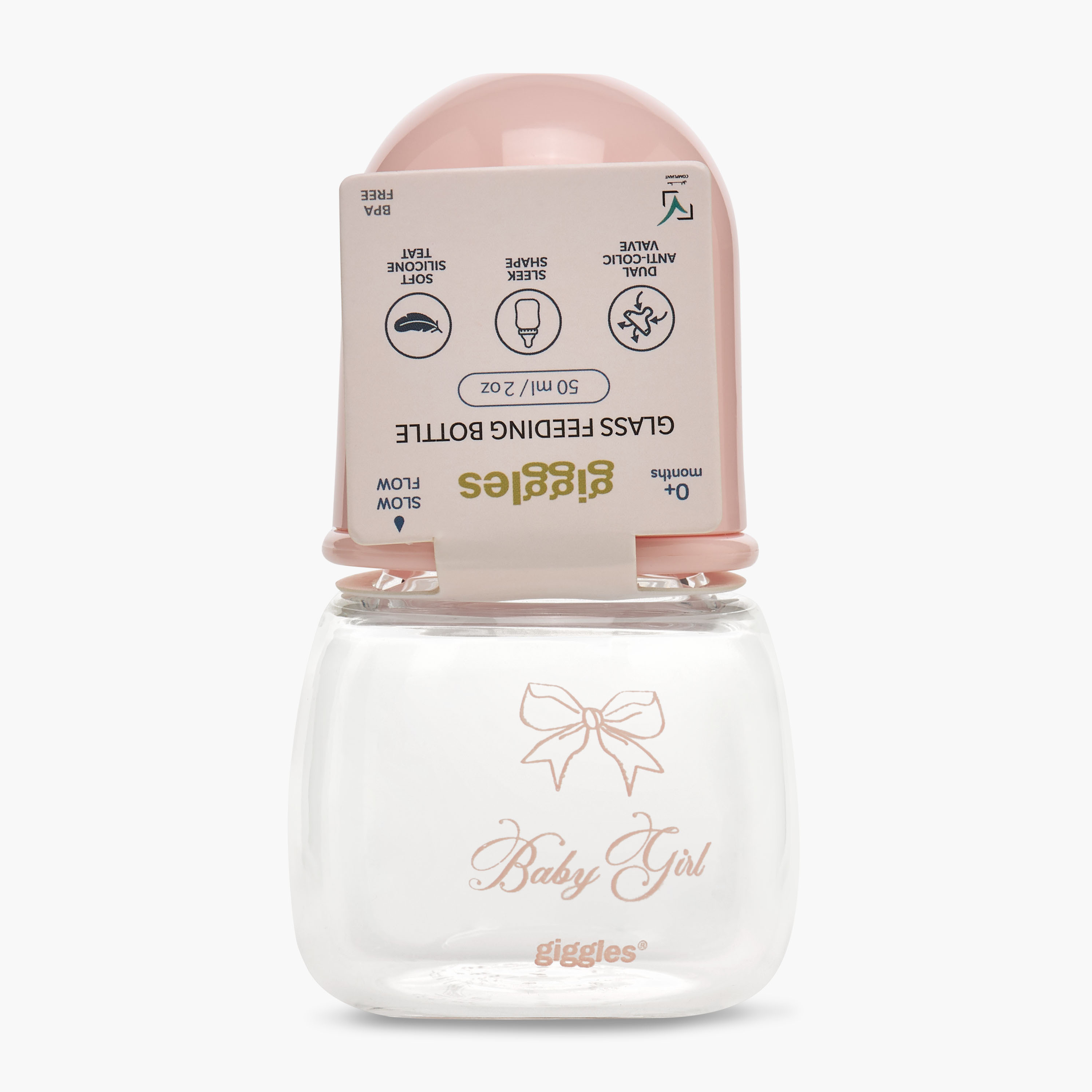 Giggles Anti-Colic Feeding Bottle, 50 ml-baby-feeding-feedingbottles-bottlesandteats-image-9