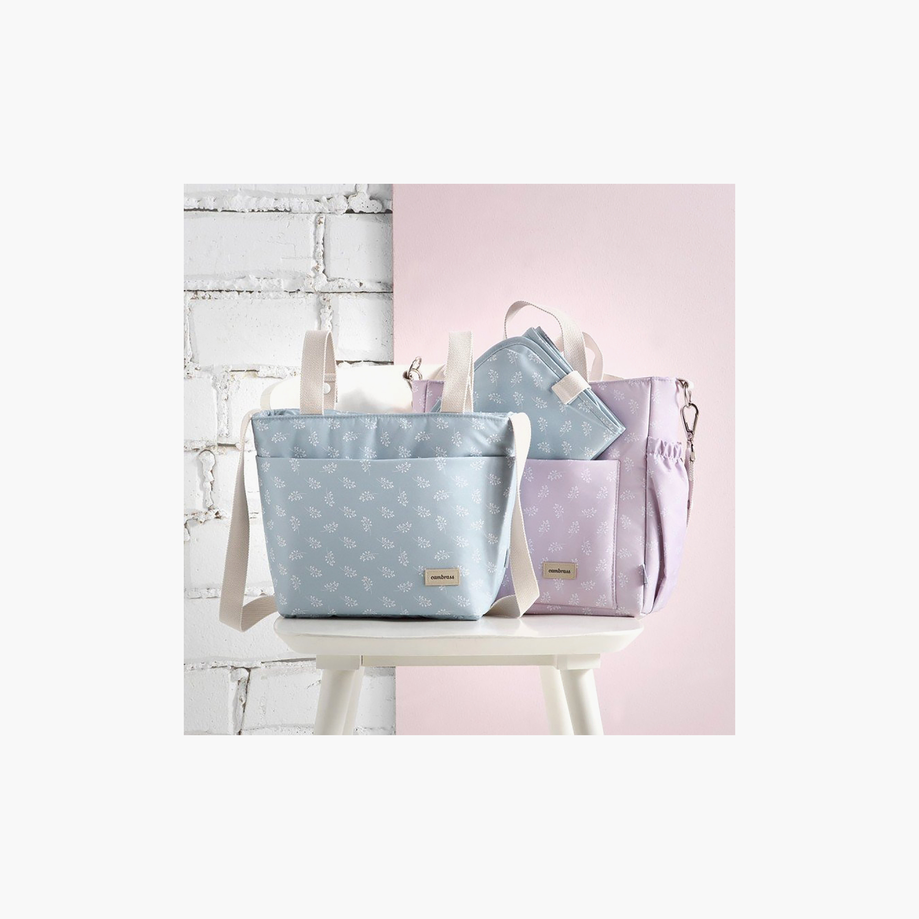 Cambrass Diaper Bag with Floral Print-baby-gear-diaperbags-image-4