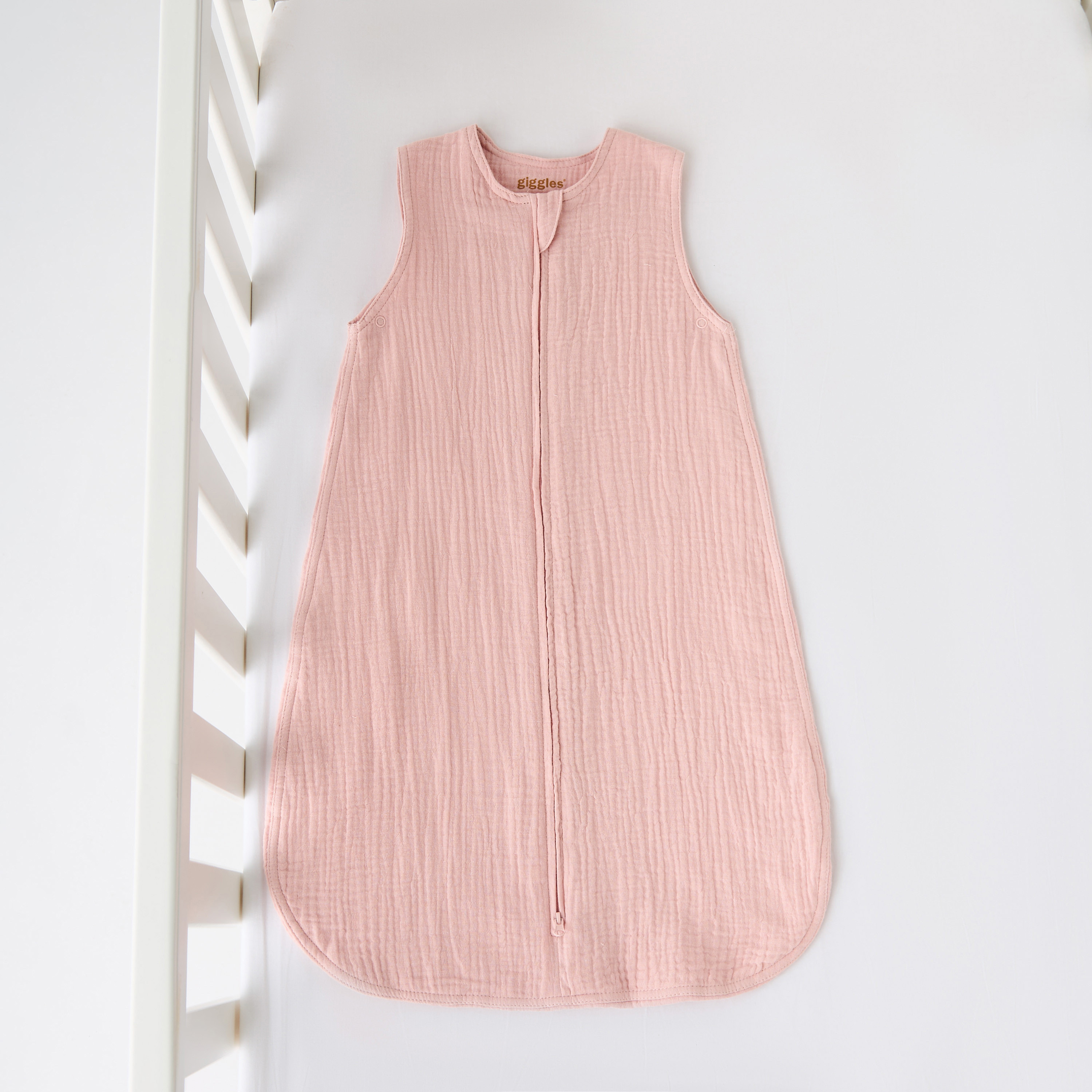 شنطة نوم قطن موسلين بارز الملمس من جيجلز - 90 سم-baby-nursery-blanketsandswaddles-swaddlesandsleepingbags-image-2