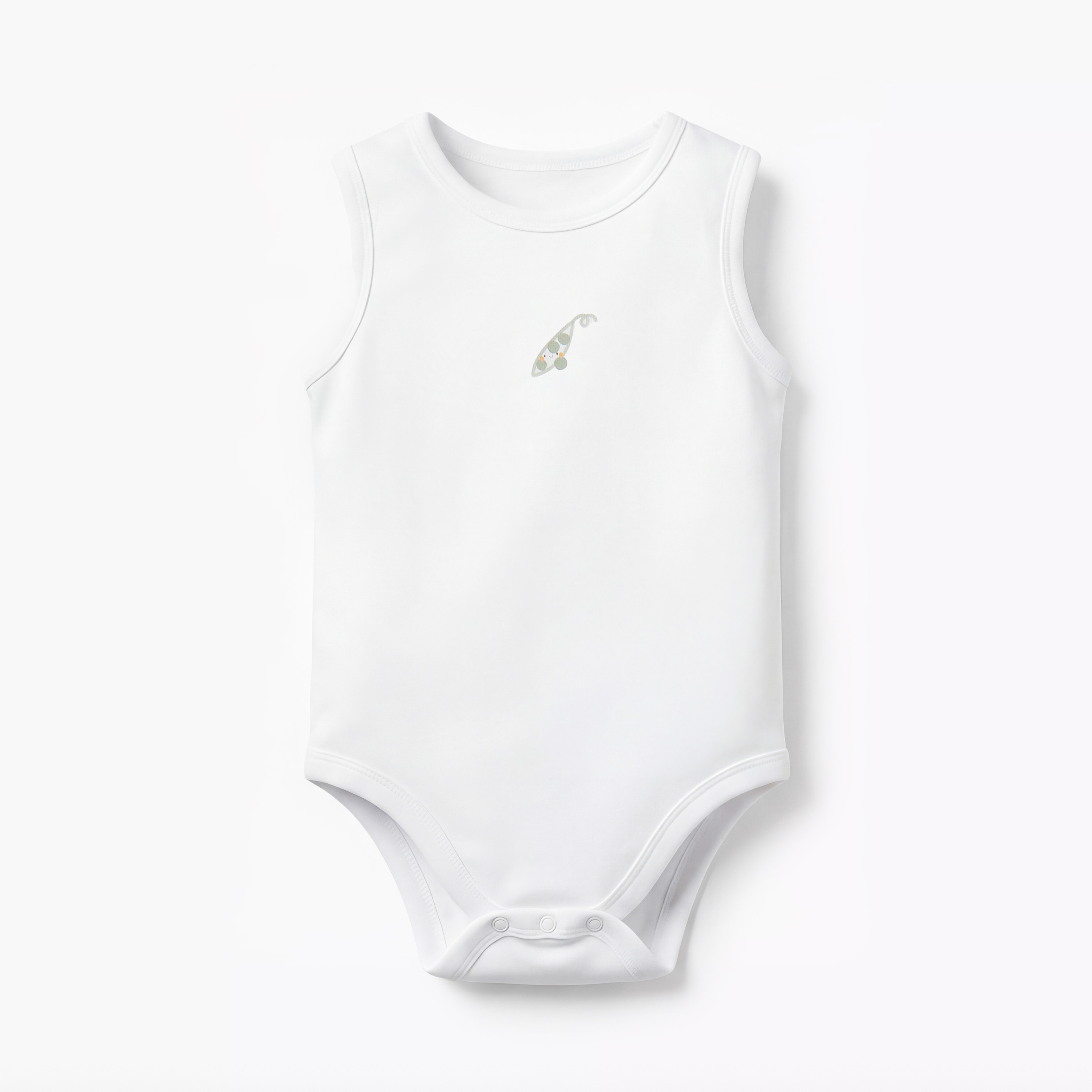 Pack of 5 Juniors Round Neck Sleeveless Bodysuit with Snap Button Closure-baby-boys-clothing-bodysuits-image-6
