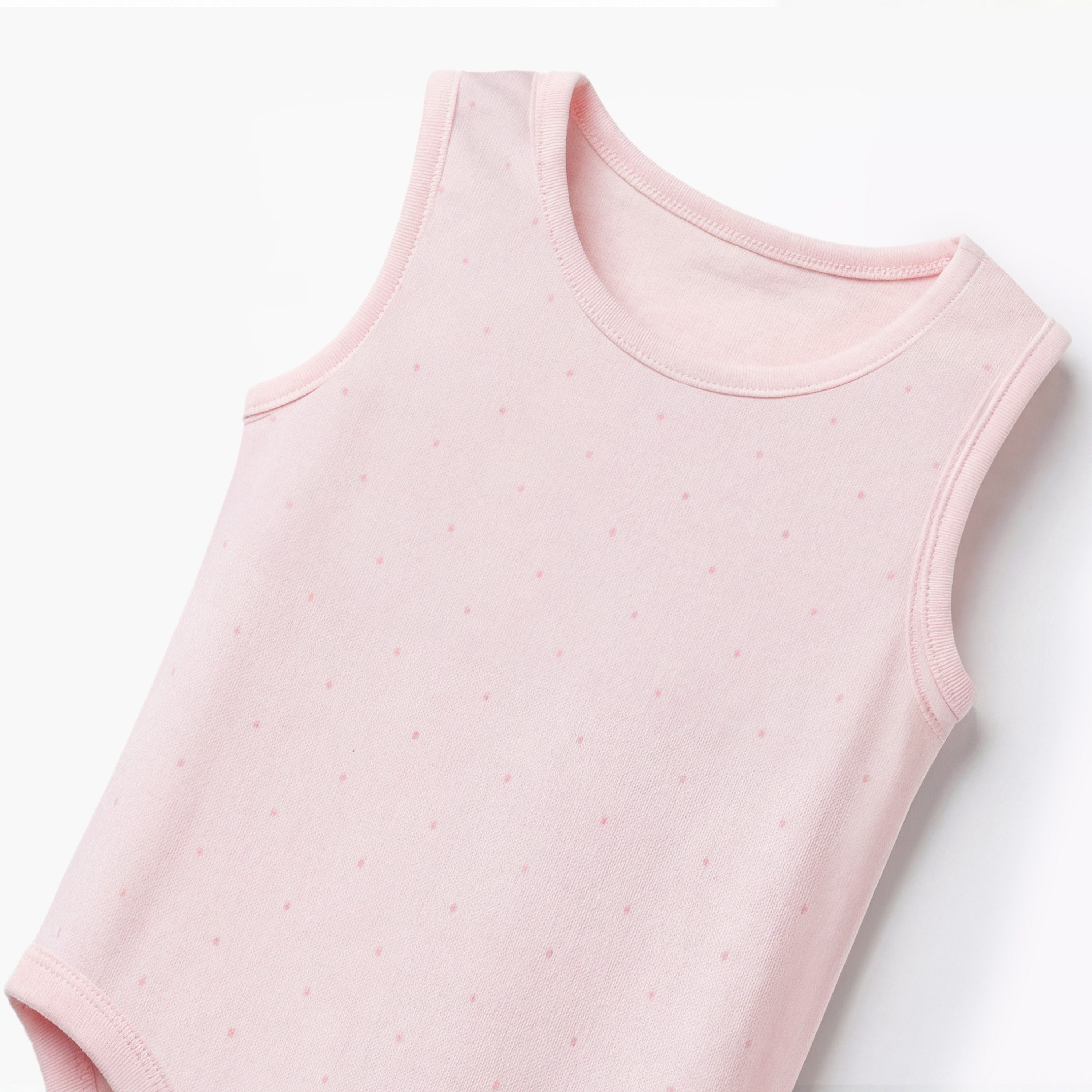 Pack of 5 Juniors Cotton Sleeveless Bodysuit with Snap Button Closure-baby-girls-clothing-bodysuits-image-7