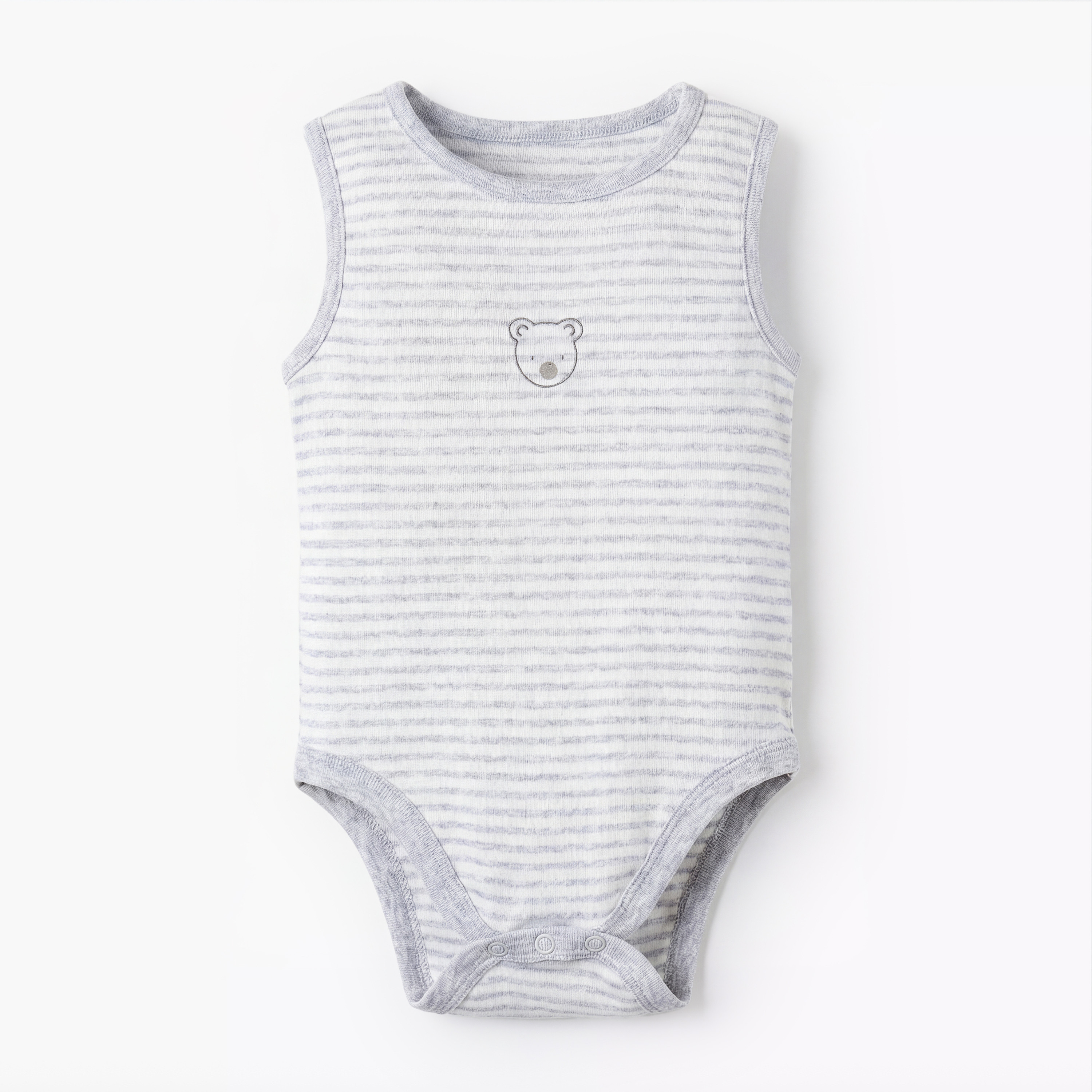 بودي سوت بدون أكمام بياقة مستديرة مع أزرار إغلاق كبس من جونيورز طقم 5 قطع-baby-boys-clothing-bodysuits-image-7