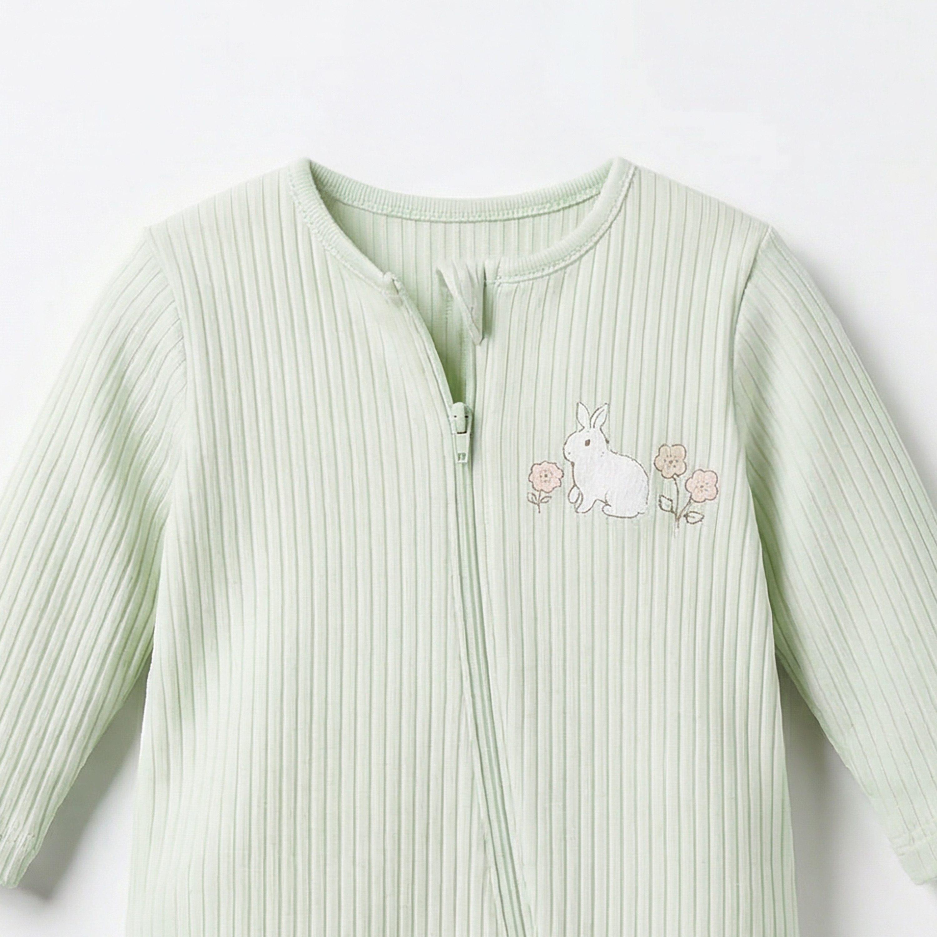 Pack of 3 Juniors Cotton Round Neck Long Sleeves Sleepsuit with Print-baby-girls-clothing-nightwear-sleepsuits-image-6