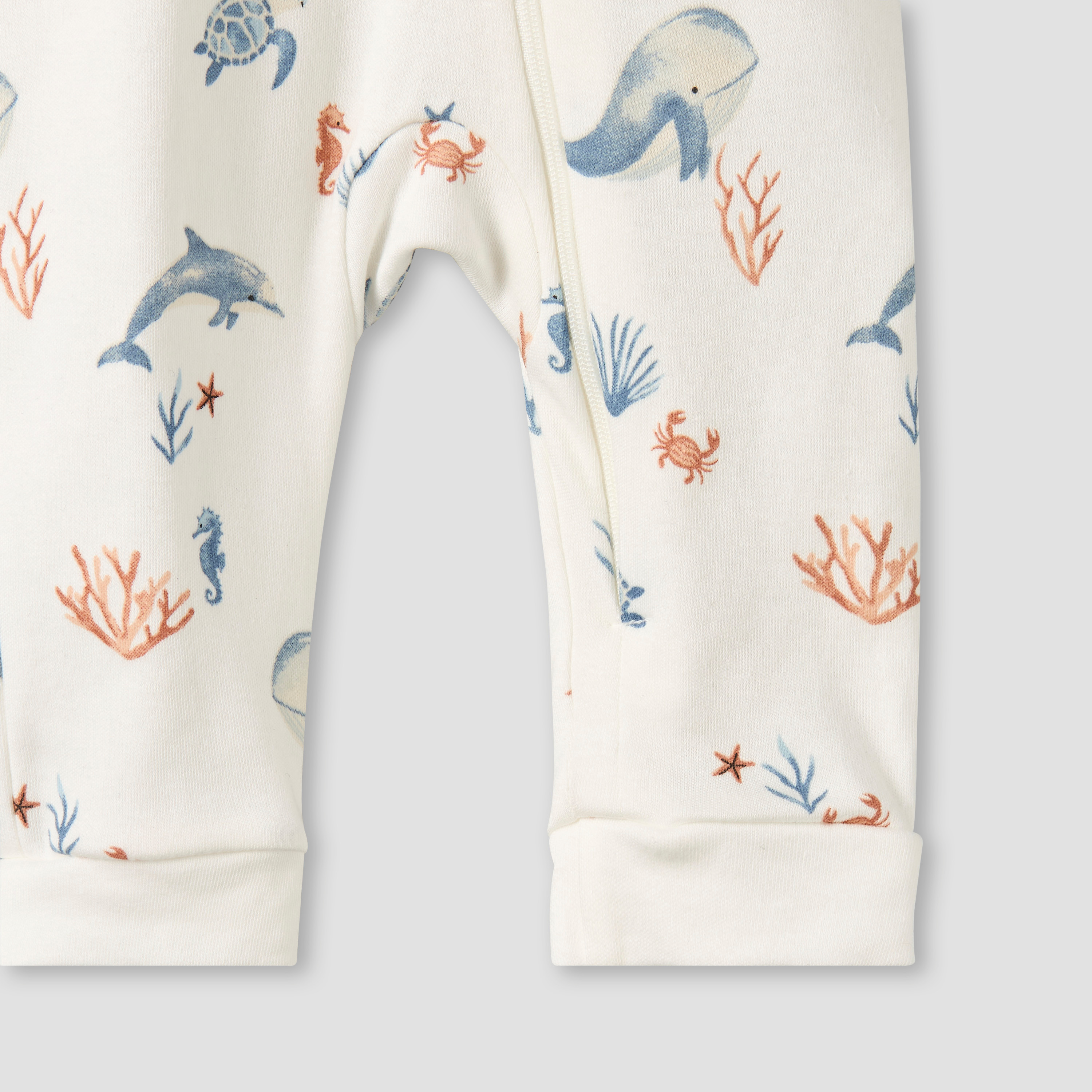 طقم بدلة نوم قطن بأكمام طويلة وطبعات متنوعة من جونيورز - عبوة من 3 قطع-baby-boys-clothing-nightwear-sleepsuits-image-1