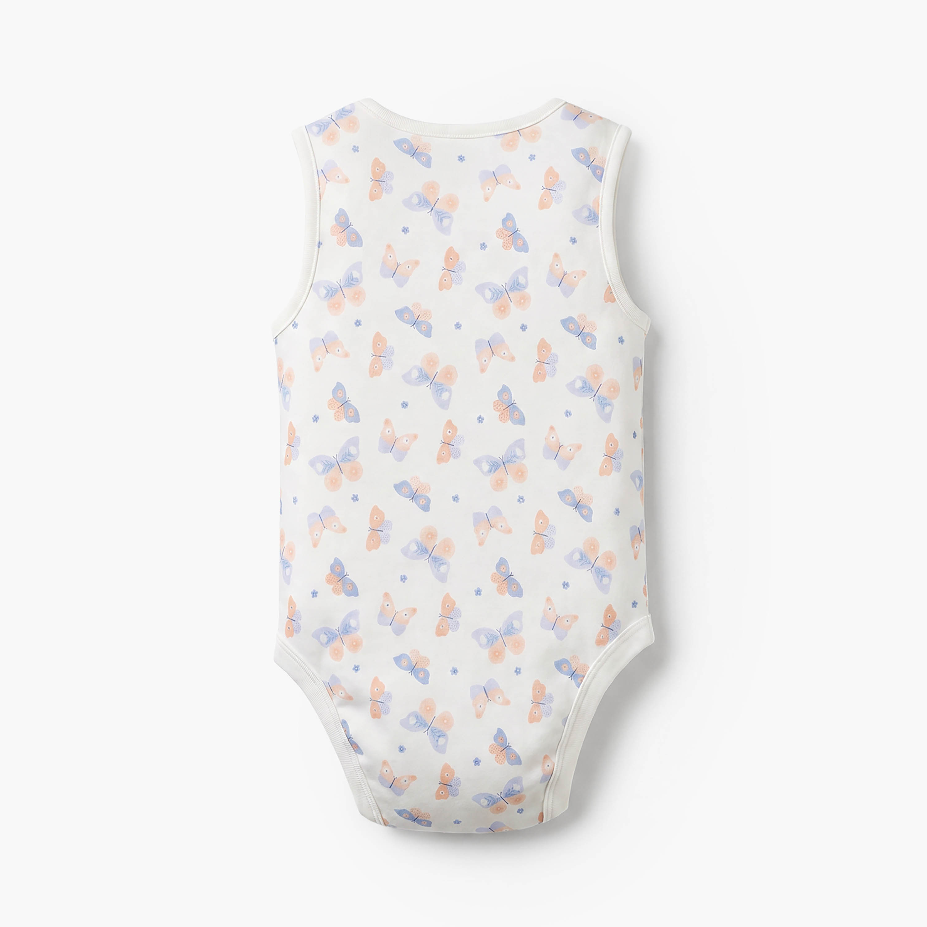 Pack of 5 Juniors Cotton Round Neck Sleeveless Bodysuit with Print-baby-girls-clothing-bodysuits-image-4