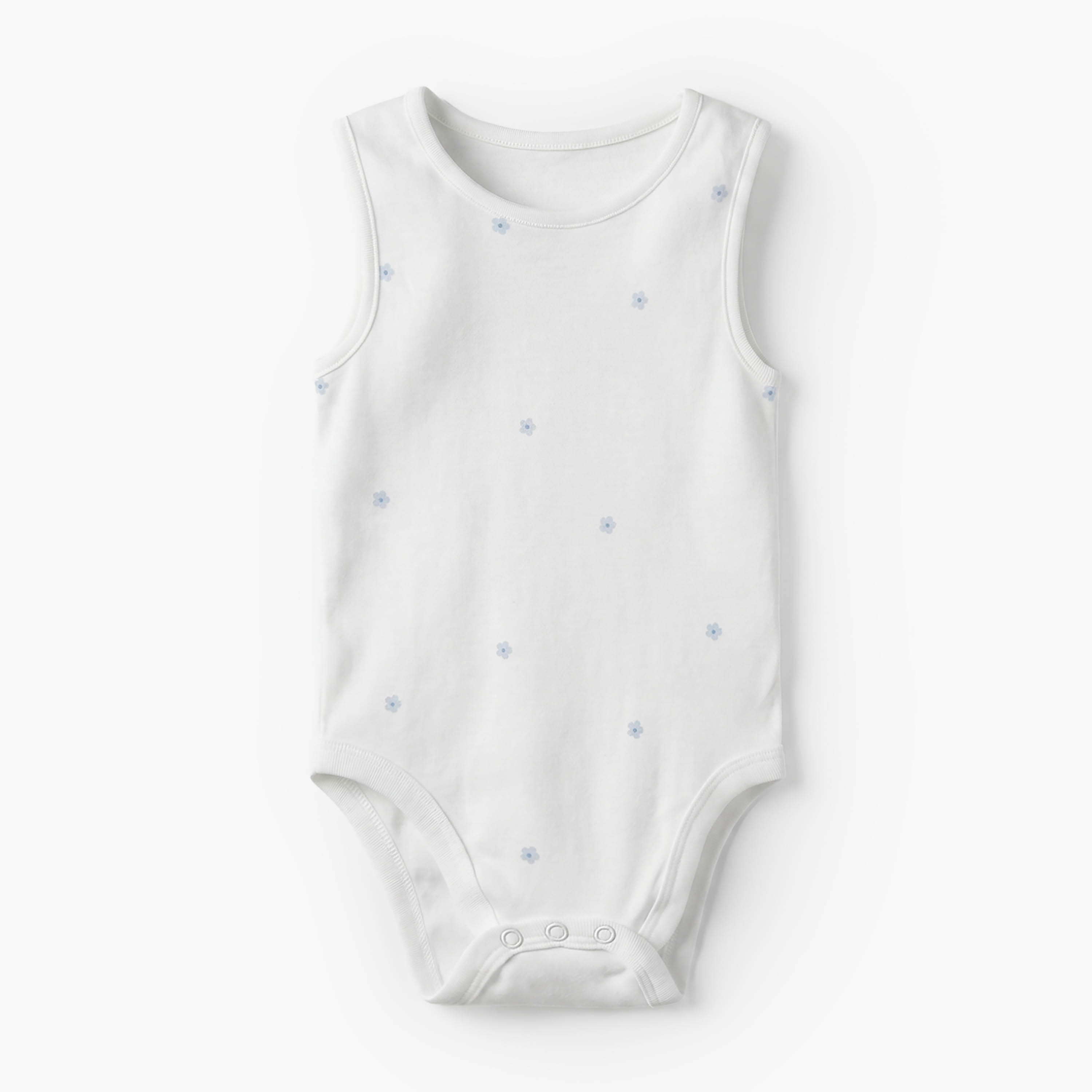 Pack of 5 Juniors Cotton Round Neck Sleeveless Bodysuit with Print-baby-girls-clothing-bodysuits-image-6