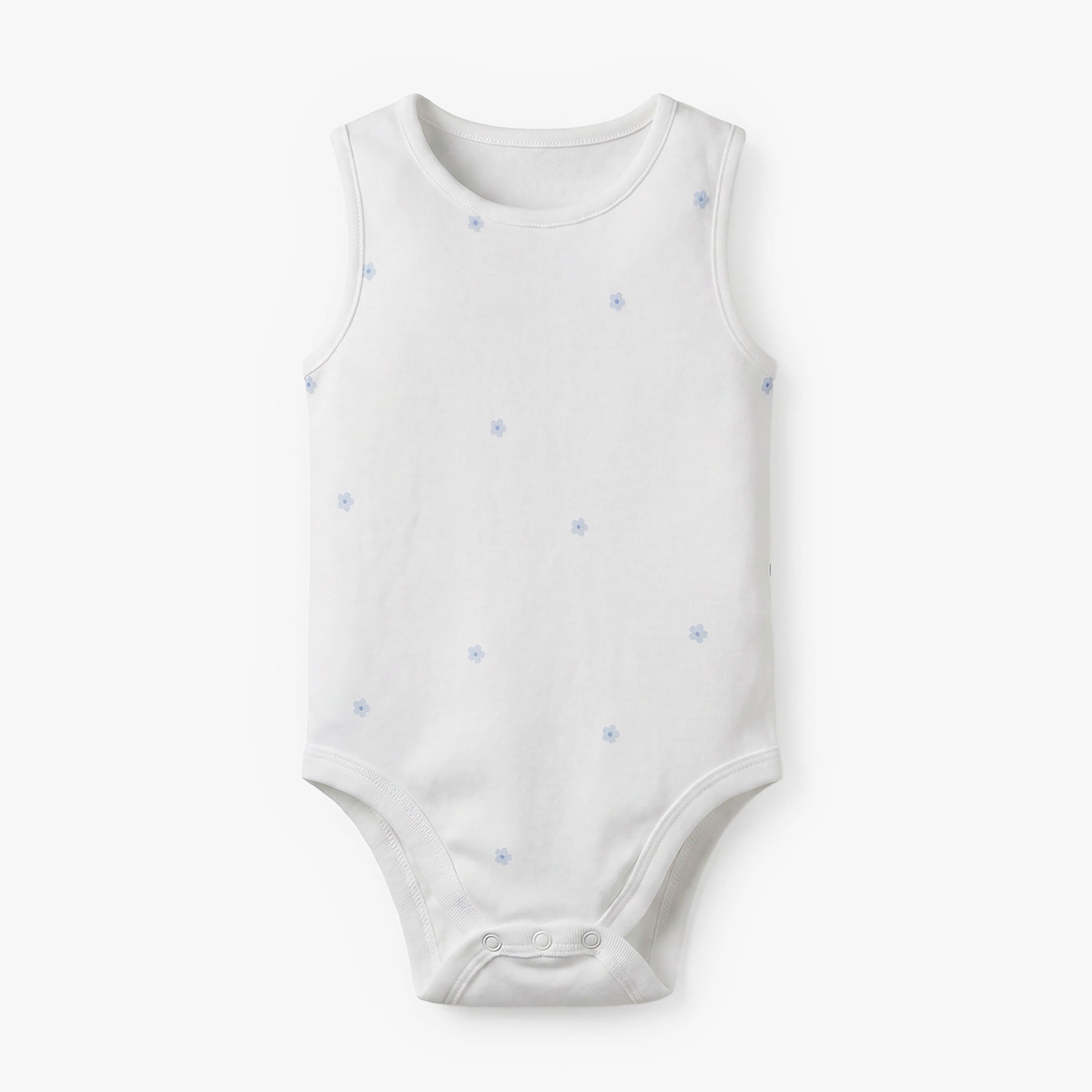 Pack of 5 Juniors Cotton Round Neck Sleeveless Bodysuit with Print-baby-girls-clothing-bodysuits-image-8