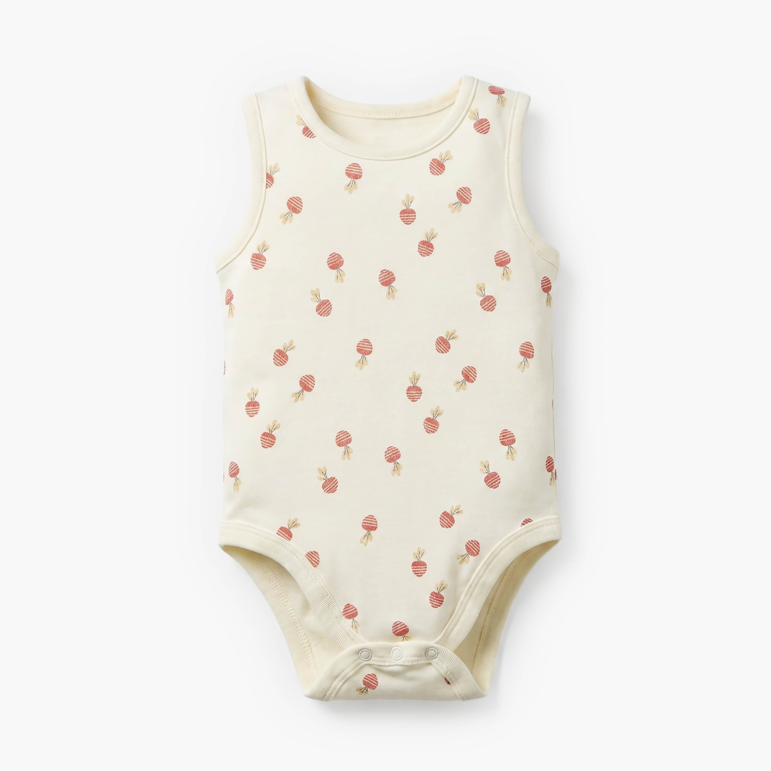 Pack of 5 Juniors Cotton Round Neck Sleeveless Bodysuit with Print-baby-girls-clothing-bodysuits-image-3