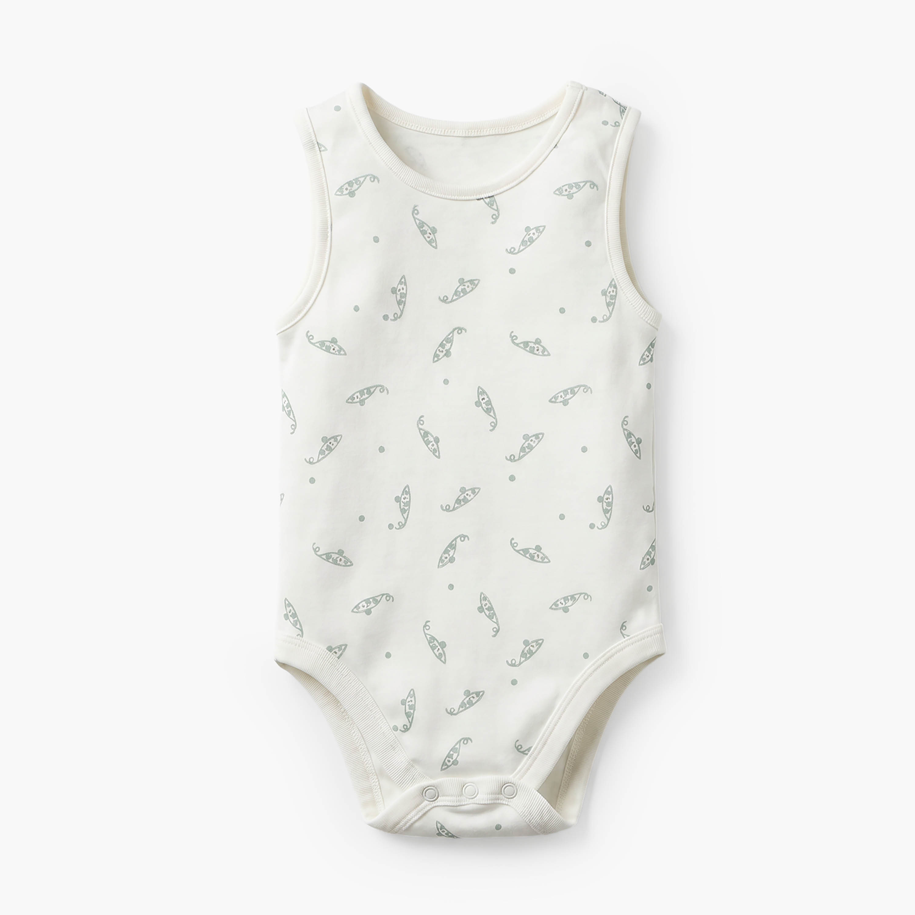 Pack of 5 Juniors Cotton Round Neck Sleeveless Bodysuit with Print-baby-girls-clothing-bodysuits-image-5
