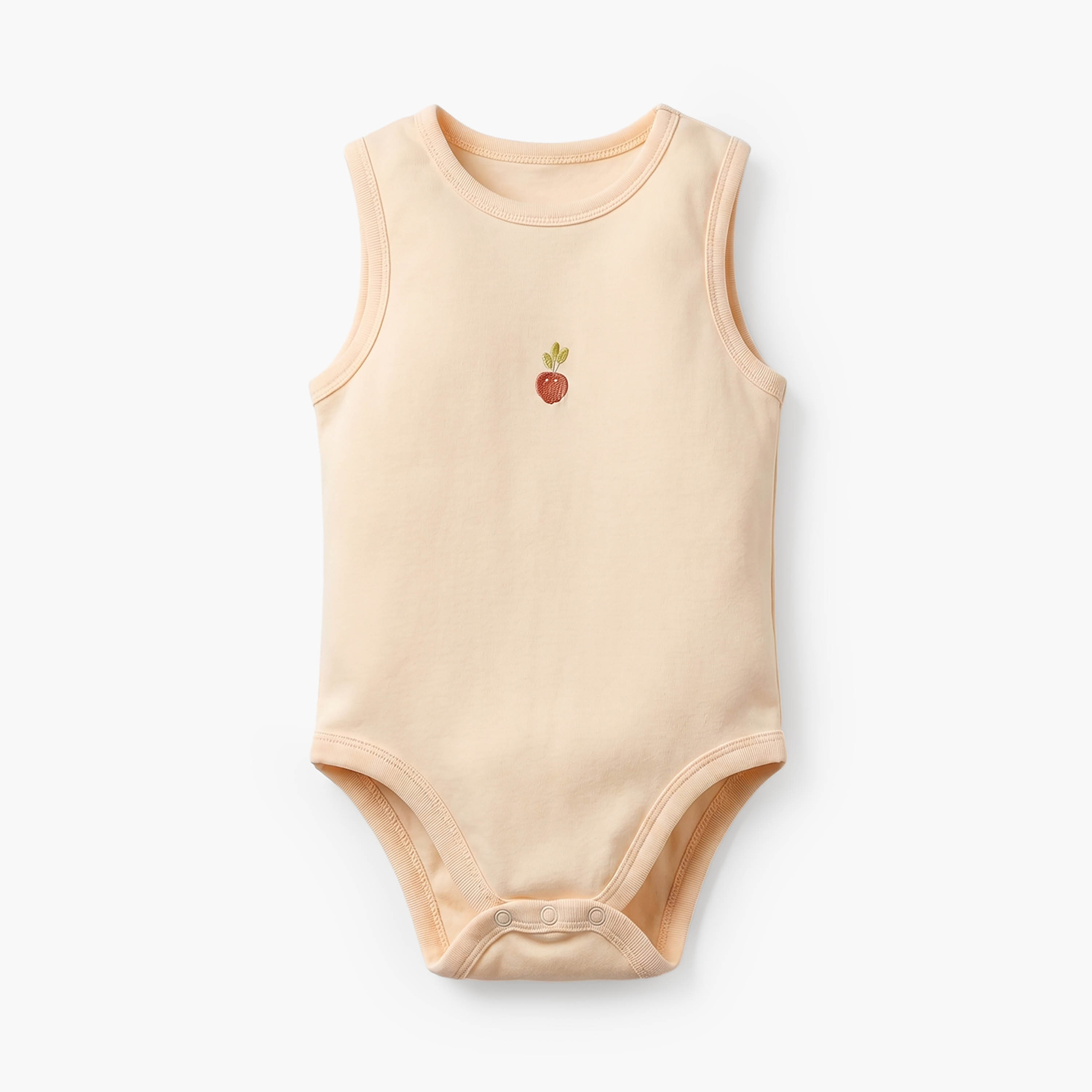 Pack of 5 Juniors Cotton Round Neck Sleeveless Bodysuit with Print-baby-girls-clothing-bodysuits-image-6