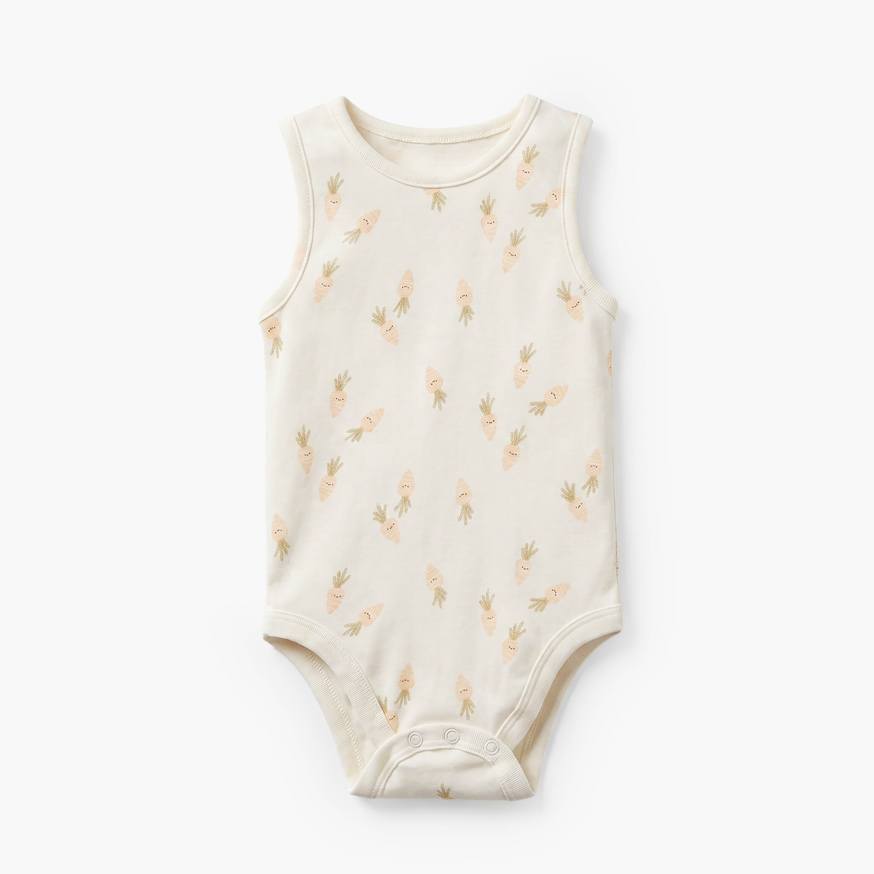 Pack of 5 Juniors Cotton Round Neck Sleeveless Bodysuit with Print-baby-girls-clothing-bodysuits-image-8