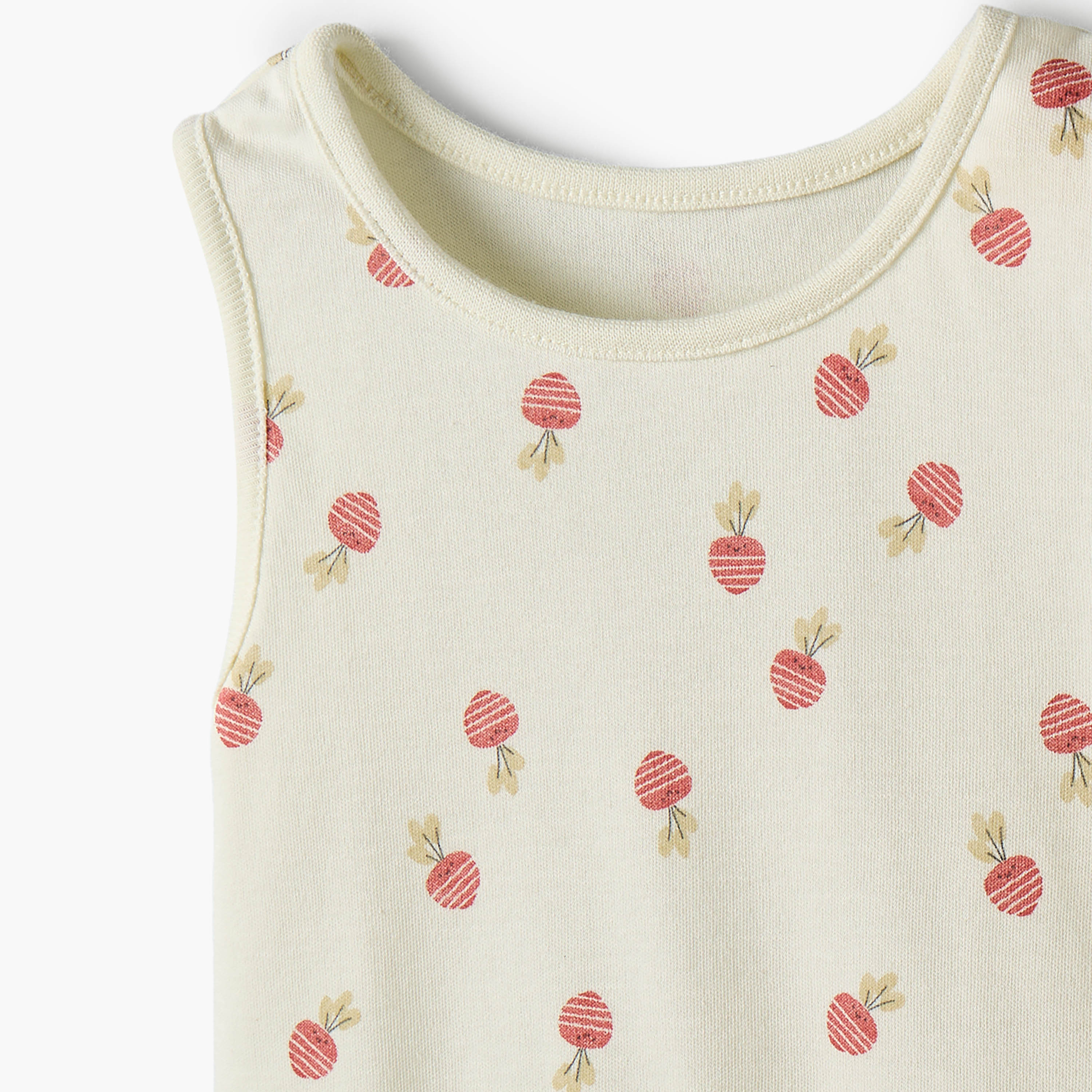 Pack of 5 Juniors Cotton Round Neck Sleeveless Bodysuit with Print-baby-girls-clothing-bodysuits-image-9