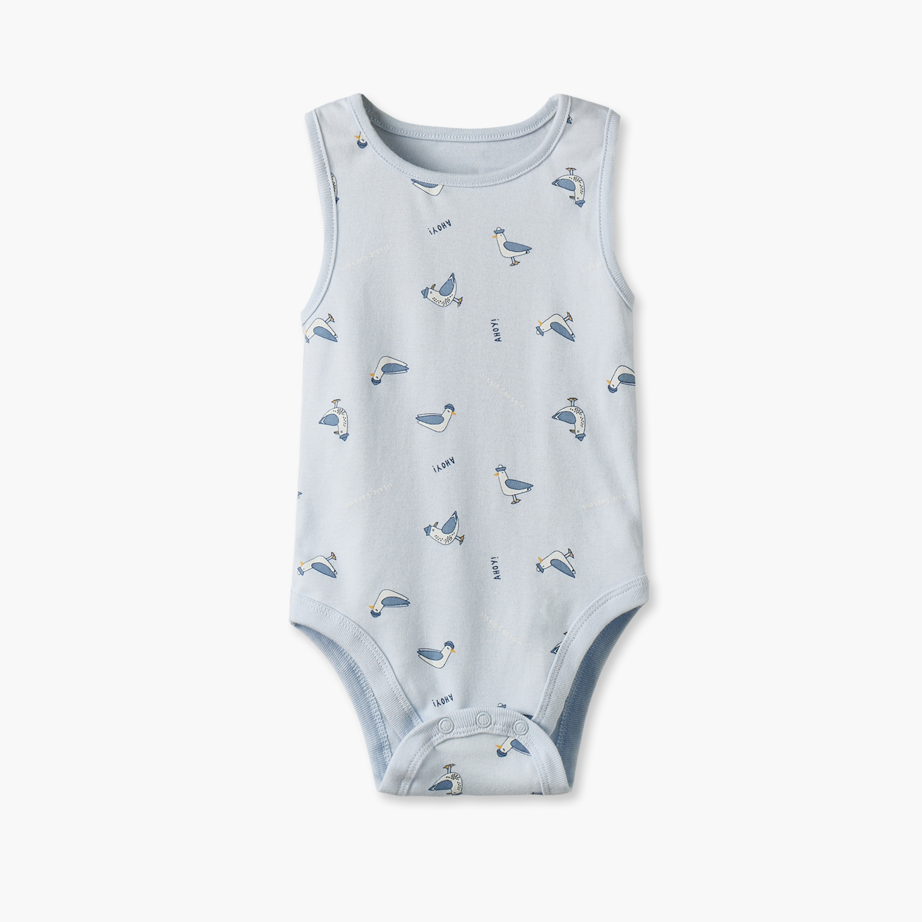 Pack of 5 Juniors Crew Neck Sleeveless Bodysuit with Assorted Print-baby-boys-clothing-bodysuits-image-3