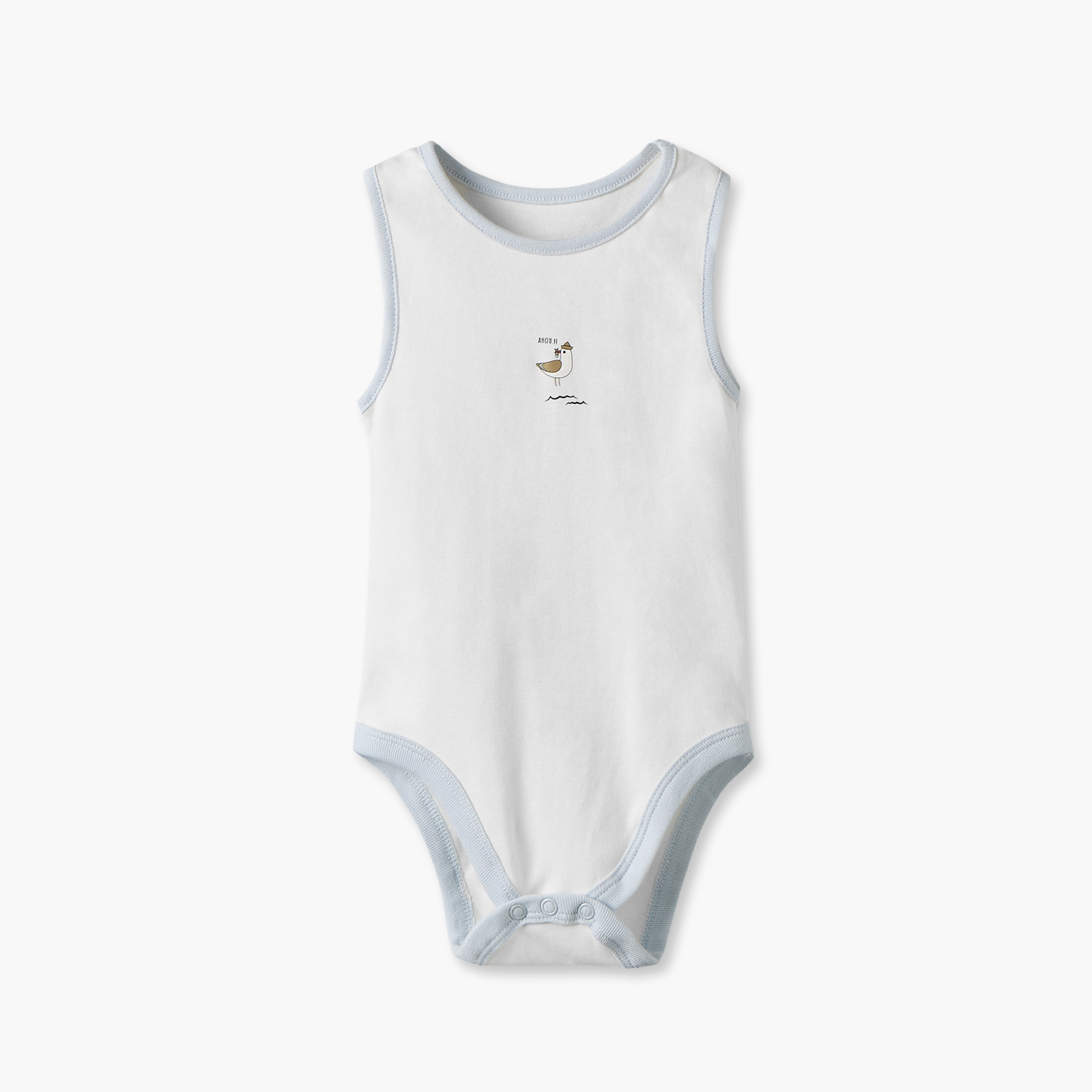 Pack of 5 Juniors Crew Neck Sleeveless Bodysuit with Assorted Print-baby-boys-clothing-bodysuits-image-5
