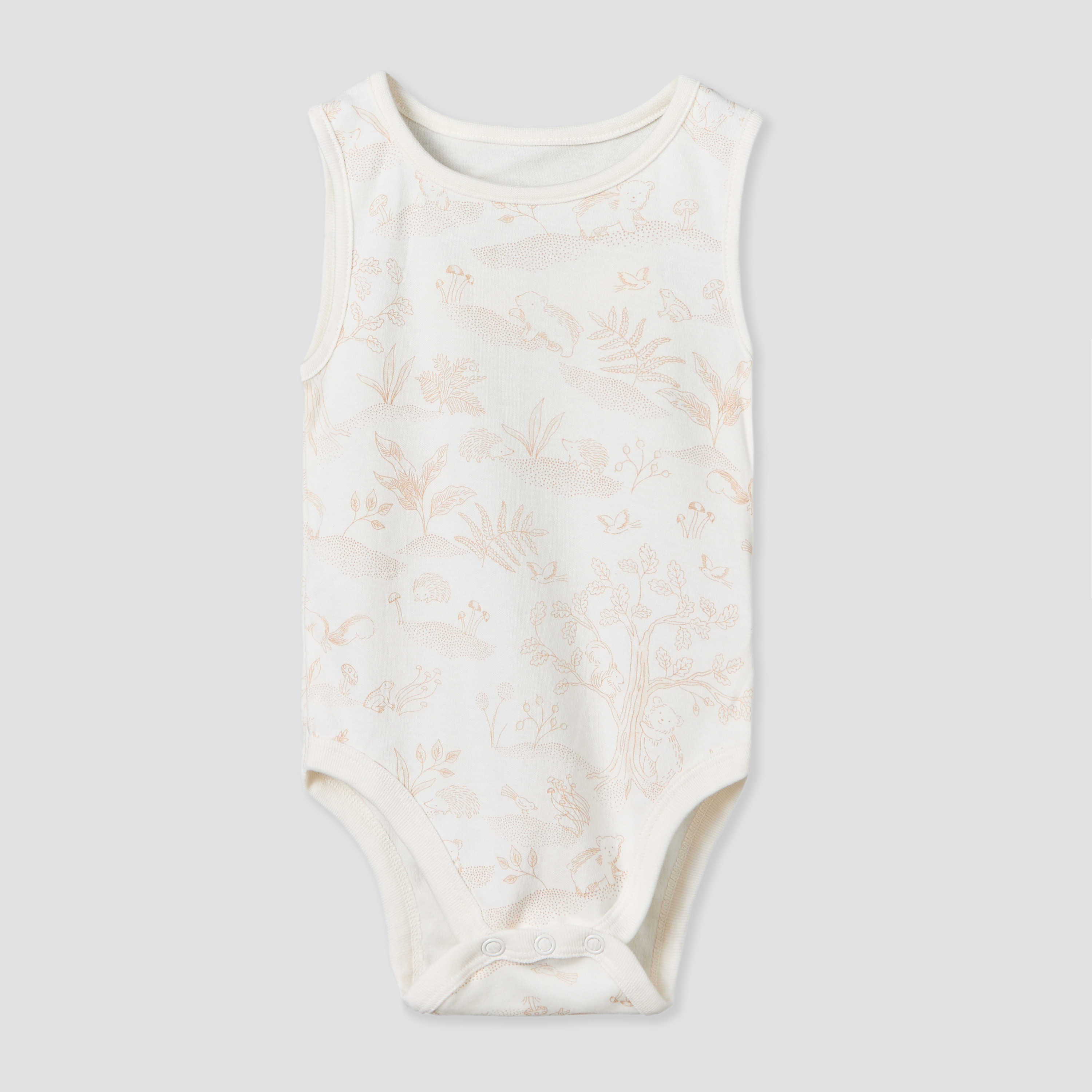 Pack of 5 Juniors Crew Neck Sleeveless Bodysuit with Assorted Print-baby-boys-clothing-bodysuits-image-3