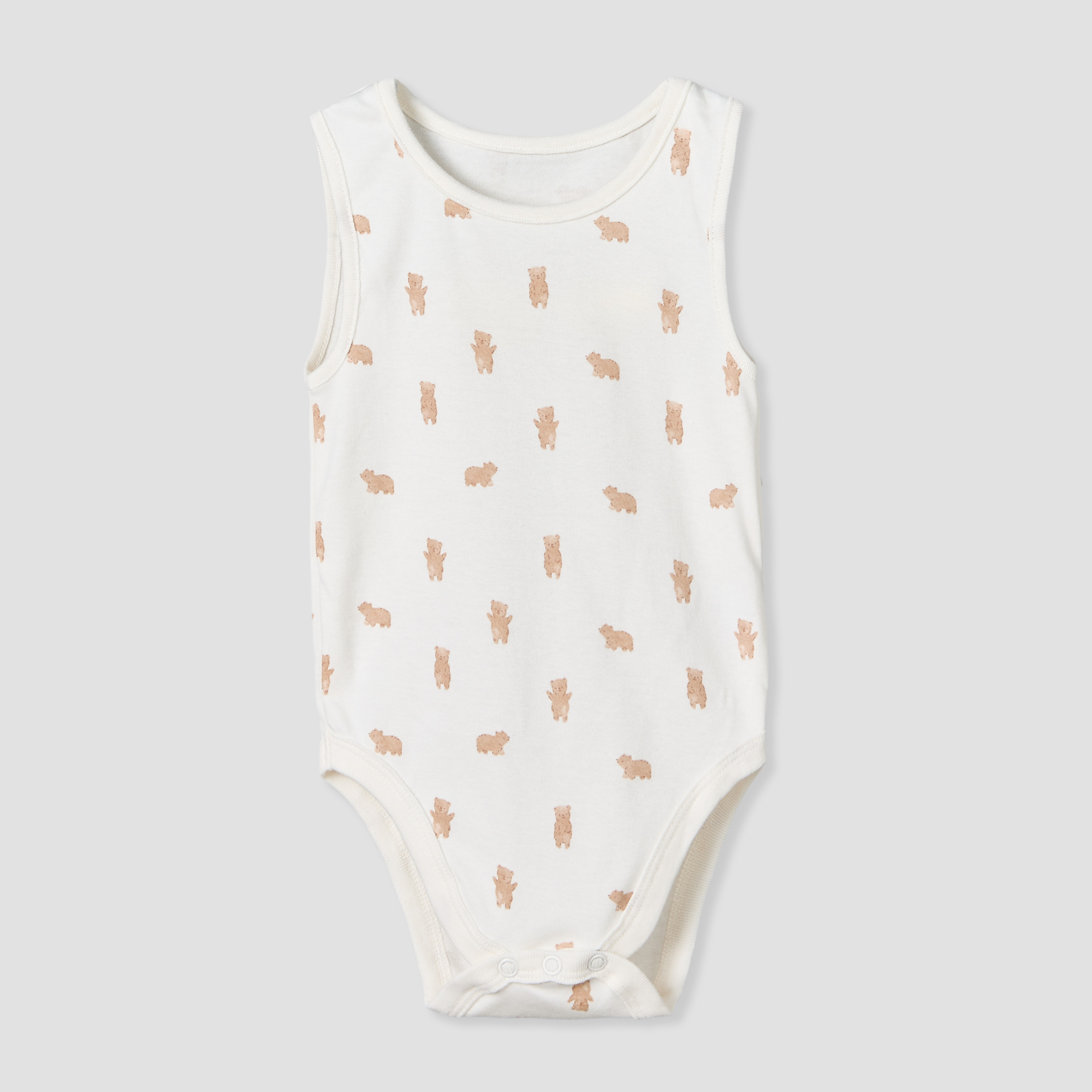 Pack of 5 Juniors Crew Neck Sleeveless Bodysuit with Assorted Print-baby-boys-clothing-bodysuits-image-4