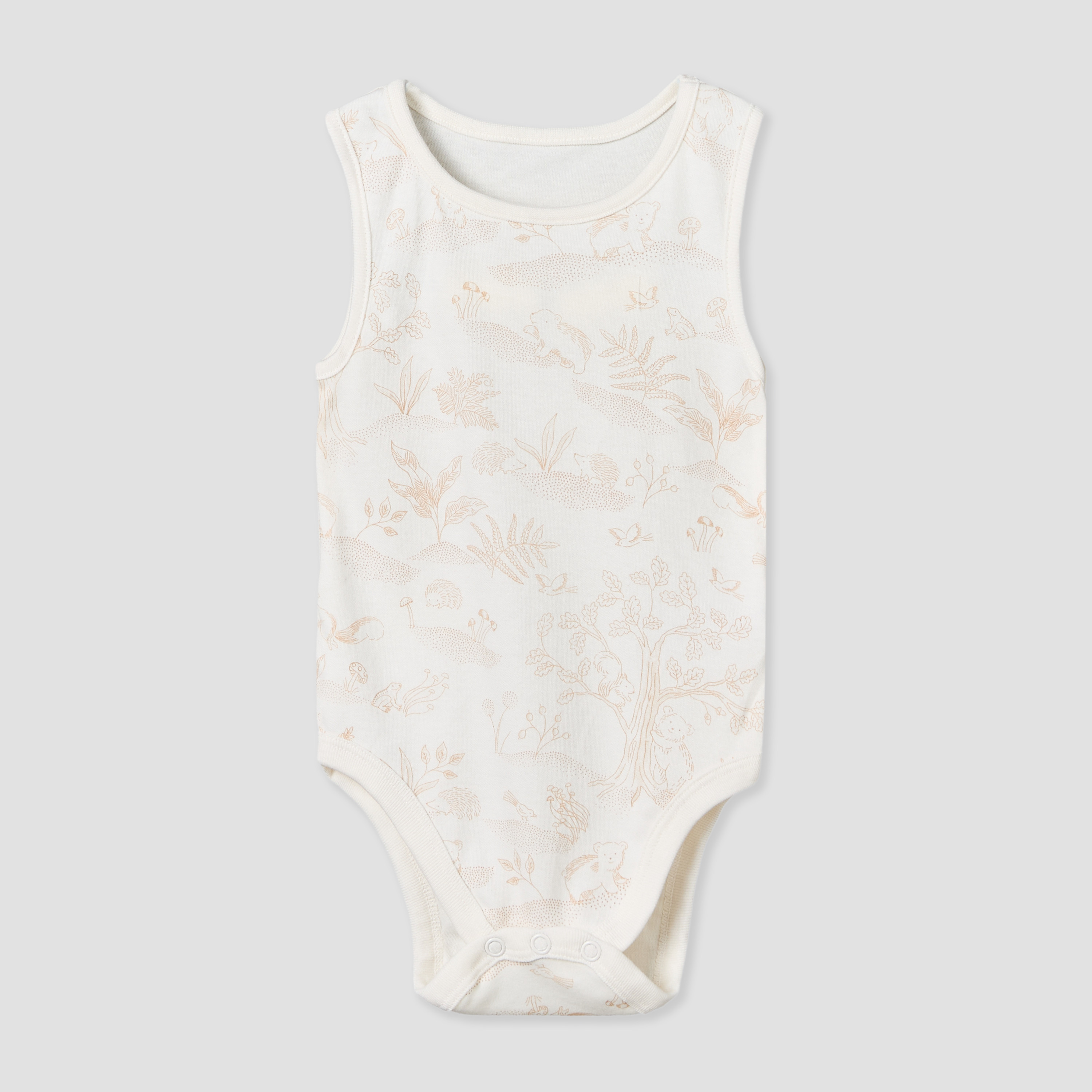 Pack of 5 Juniors Crew Neck Sleeveless Bodysuit with Assorted Print-baby-boys-clothing-bodysuits-image-7